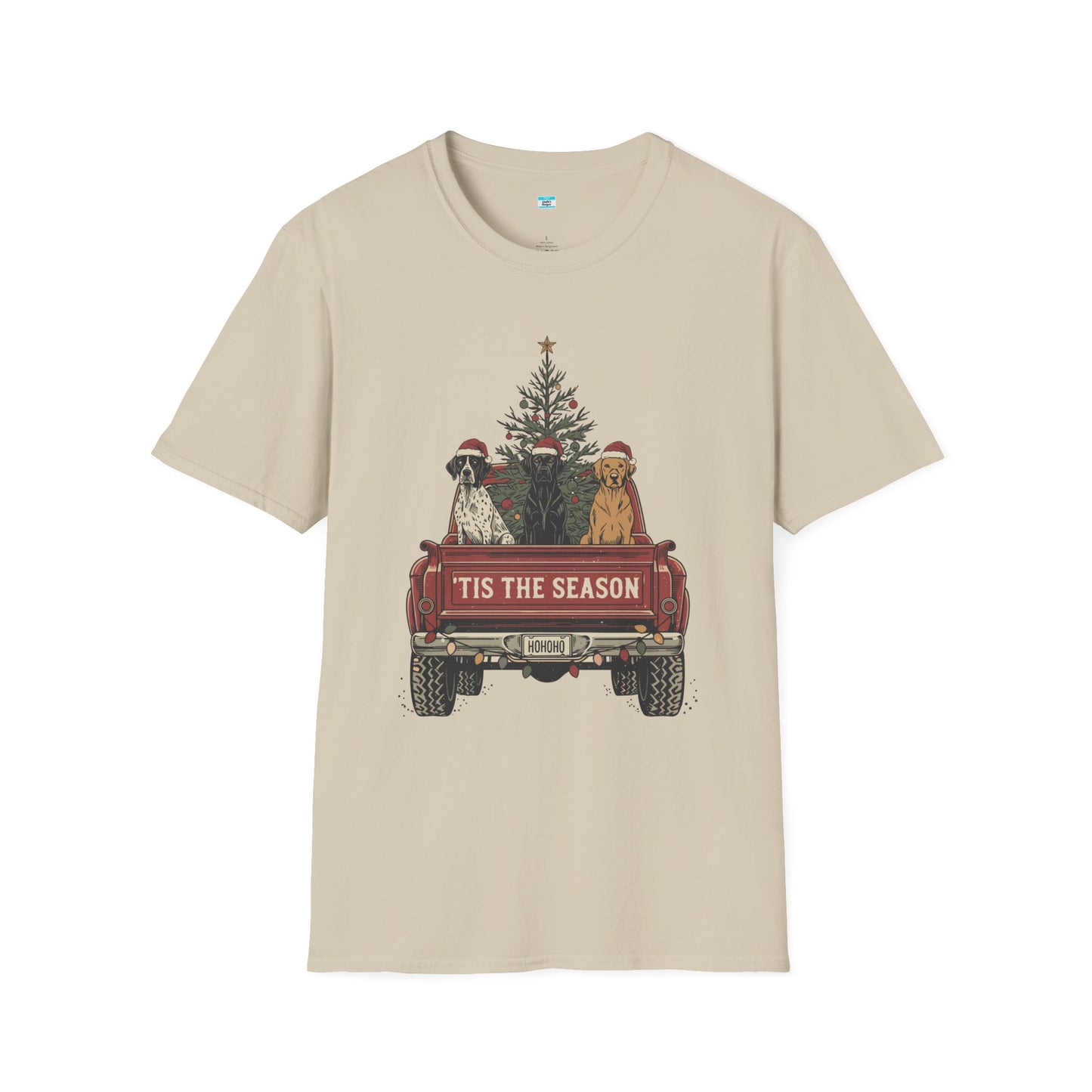 ’Tis The Season Christmas Truck Dog Shirt – Festive Holiday Dog Lover Tee