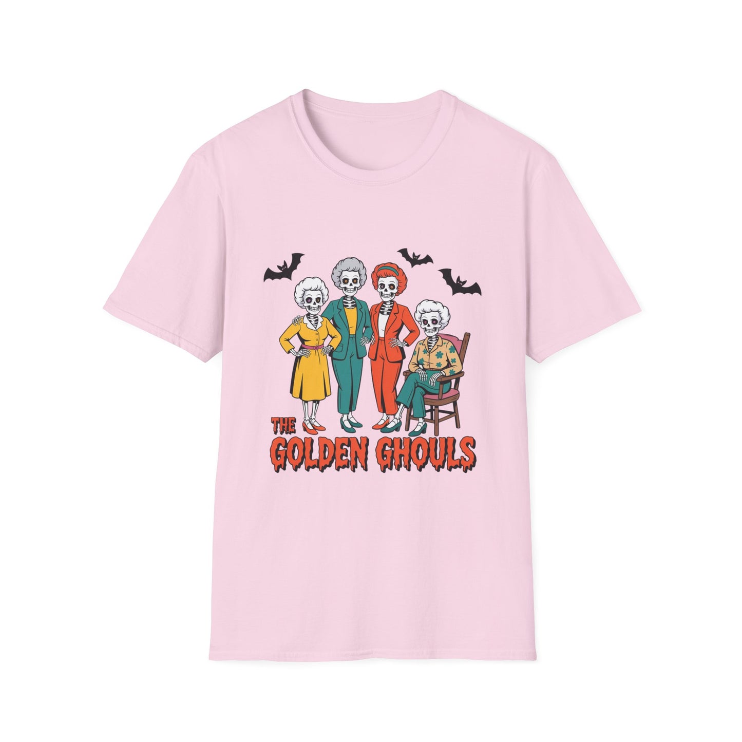Golden Ghouls Halloween Parody T-Shirt β Funny Skeleton Golden Girls Tee