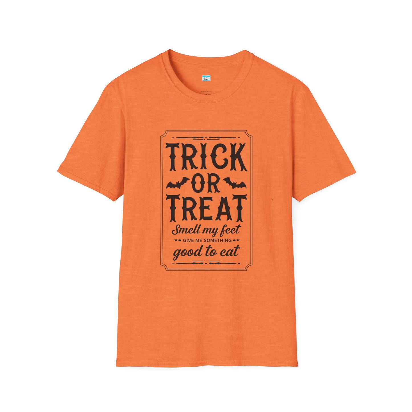 Funny Halloween “Trick or Treat Smell My Feet” T-Shirt – Spooky Season Graphic Tee