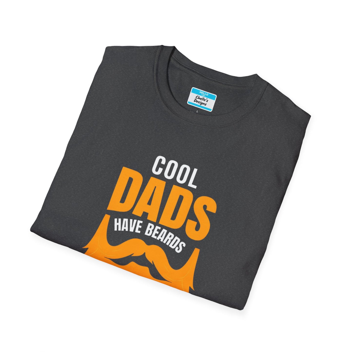 Cool Dads Have Ginger Beards T-Shirt | Funny Father’s Day Gift Beard Graphic Tee