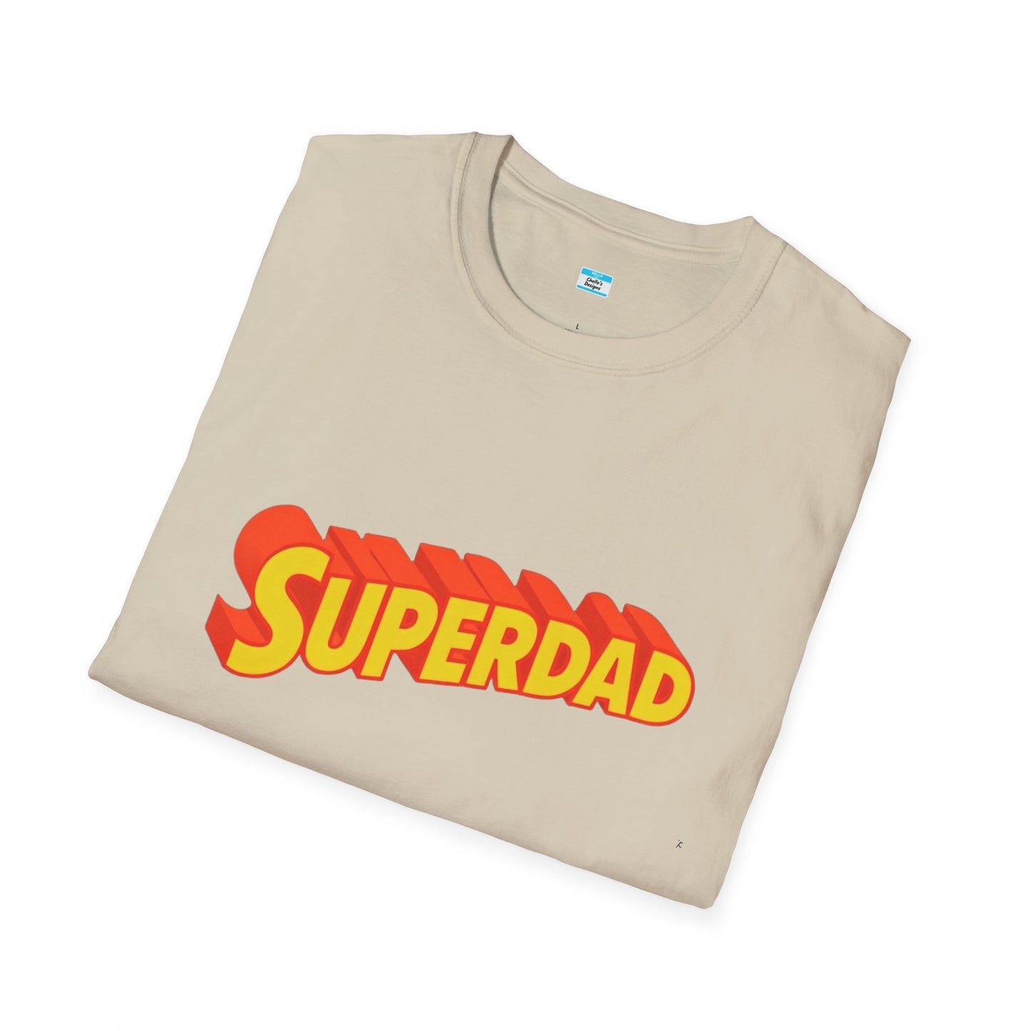 Superdad Graphic T-Shirt – Retro Comic Style Dad Tee, Fun Father’s Day Gift
