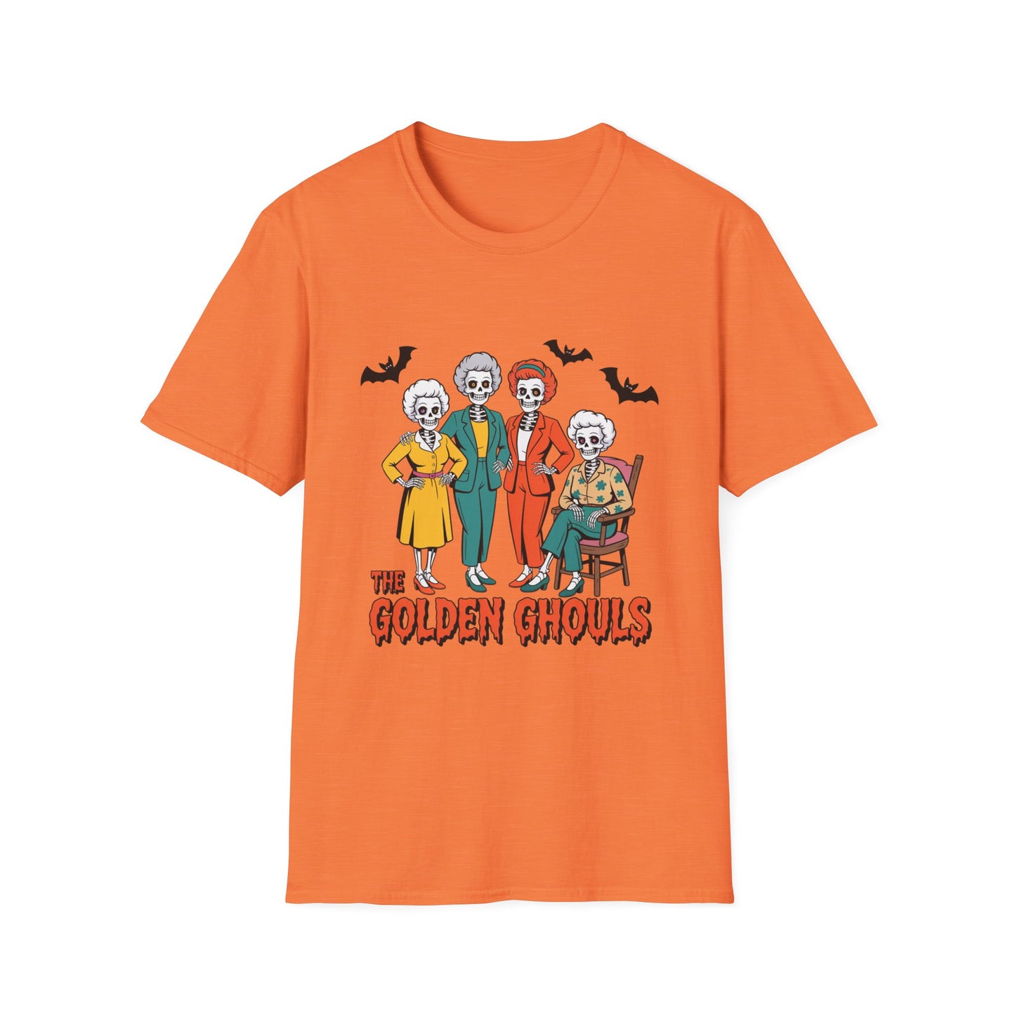 Golden Ghouls Halloween Parody T-Shirt β Funny Skeleton Golden Girls Tee