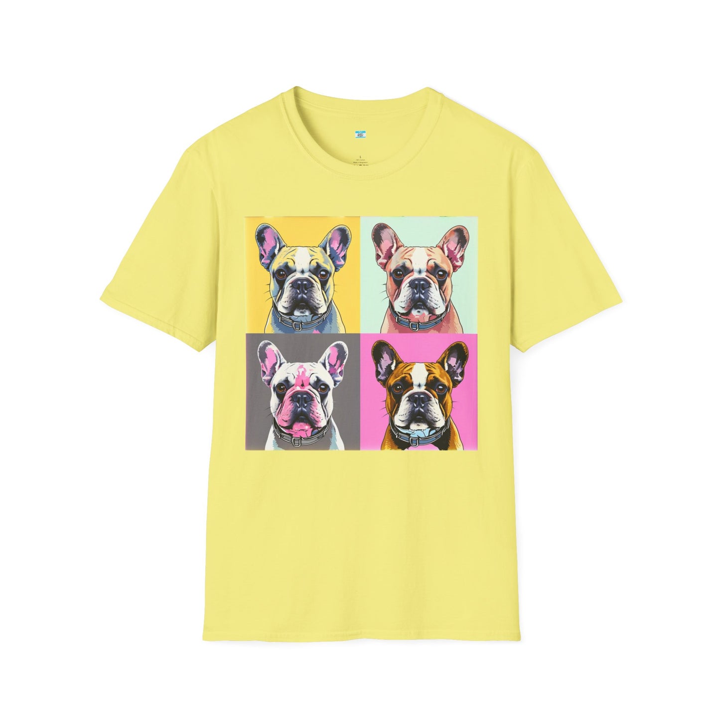 Pop Art French Bulldog T-Shirt β Colorful Frenchie Lover Graphic Tee