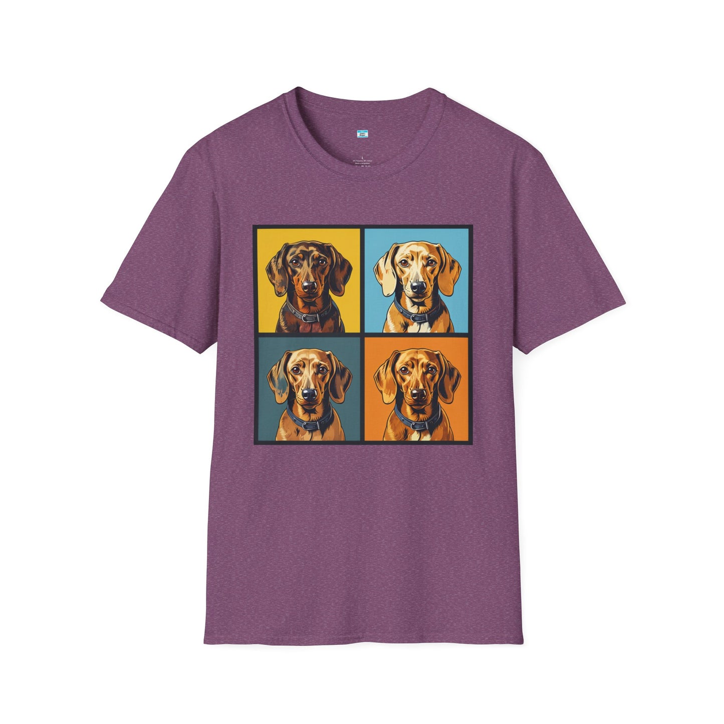 Pop Art Dachshund T-Shirt β Colorful Wiener Dog Lover Graphic Tee