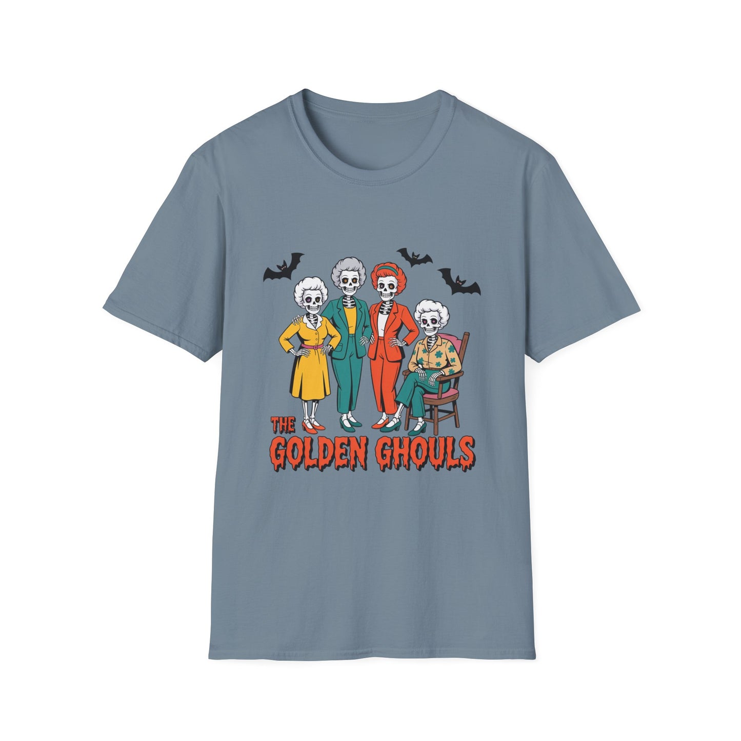 Golden Ghouls Halloween Parody T-Shirt β Funny Skeleton Golden Girls Tee