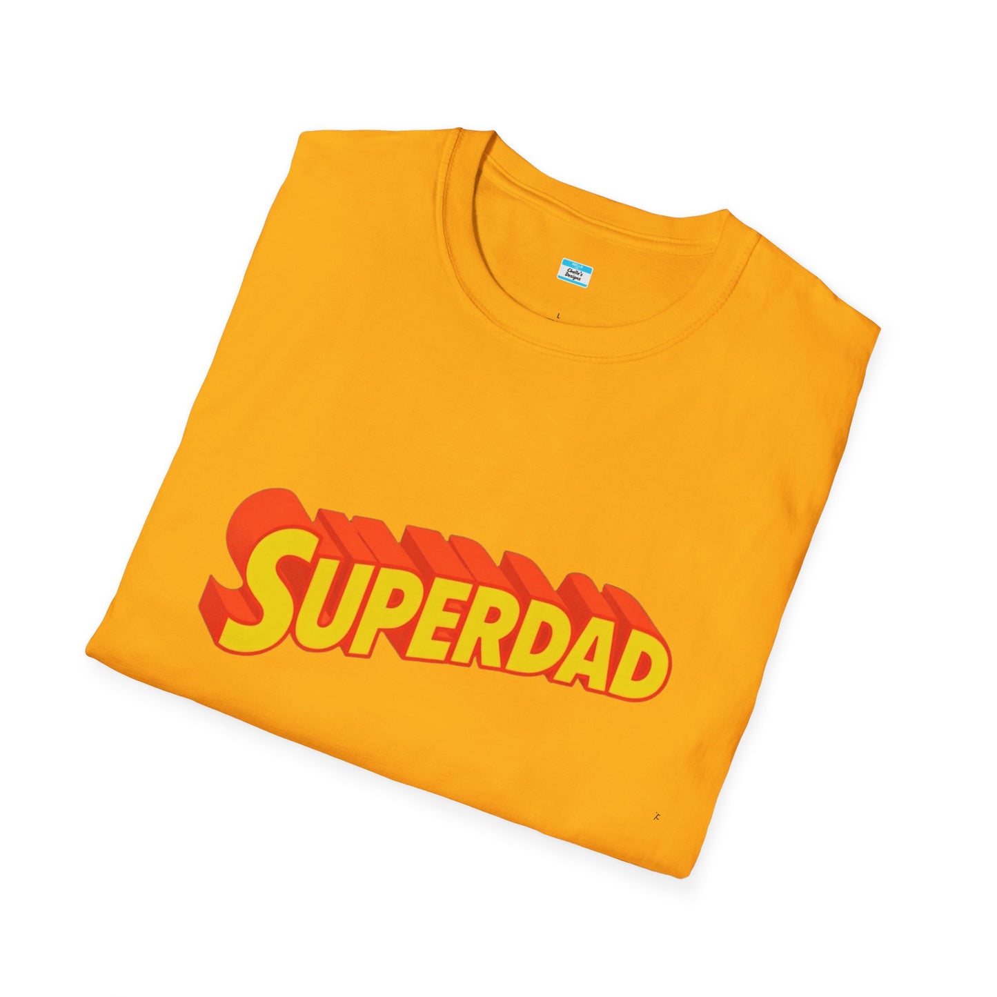 Superdad Graphic T-Shirt – Retro Comic Style Dad Tee, Fun Father’s Day Gift