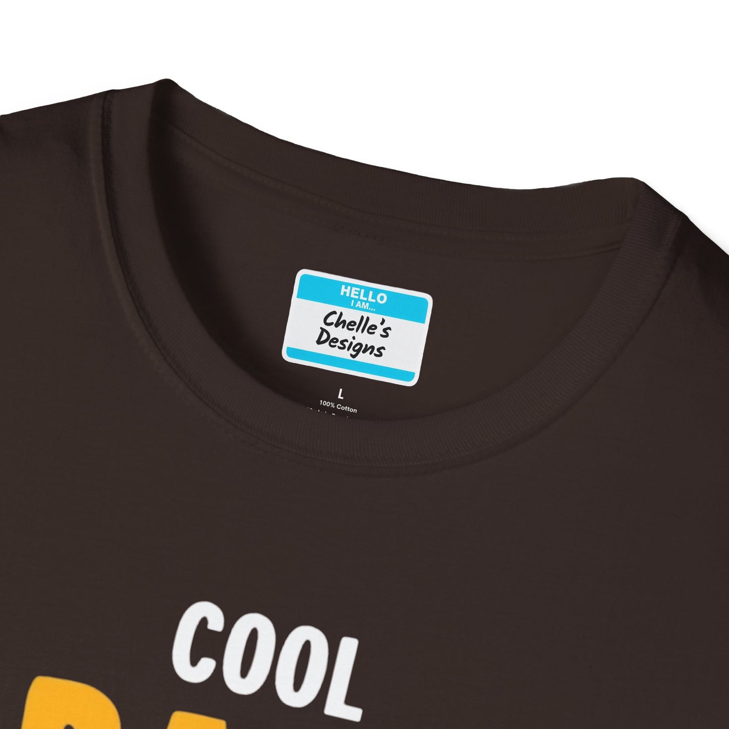 Cool Dads Have Black Beards T-Shirt | Funny Father’s Day Gift Beard Graphic Tee