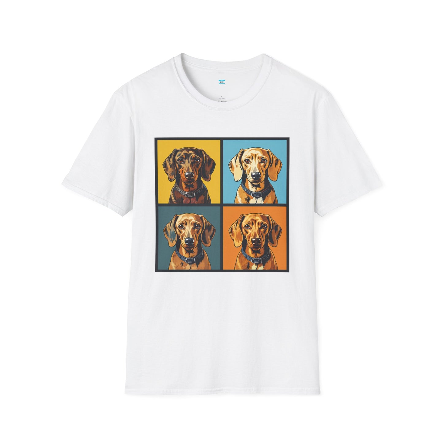 Pop Art Dachshund T-Shirt β Colorful Wiener Dog Lover Graphic Tee