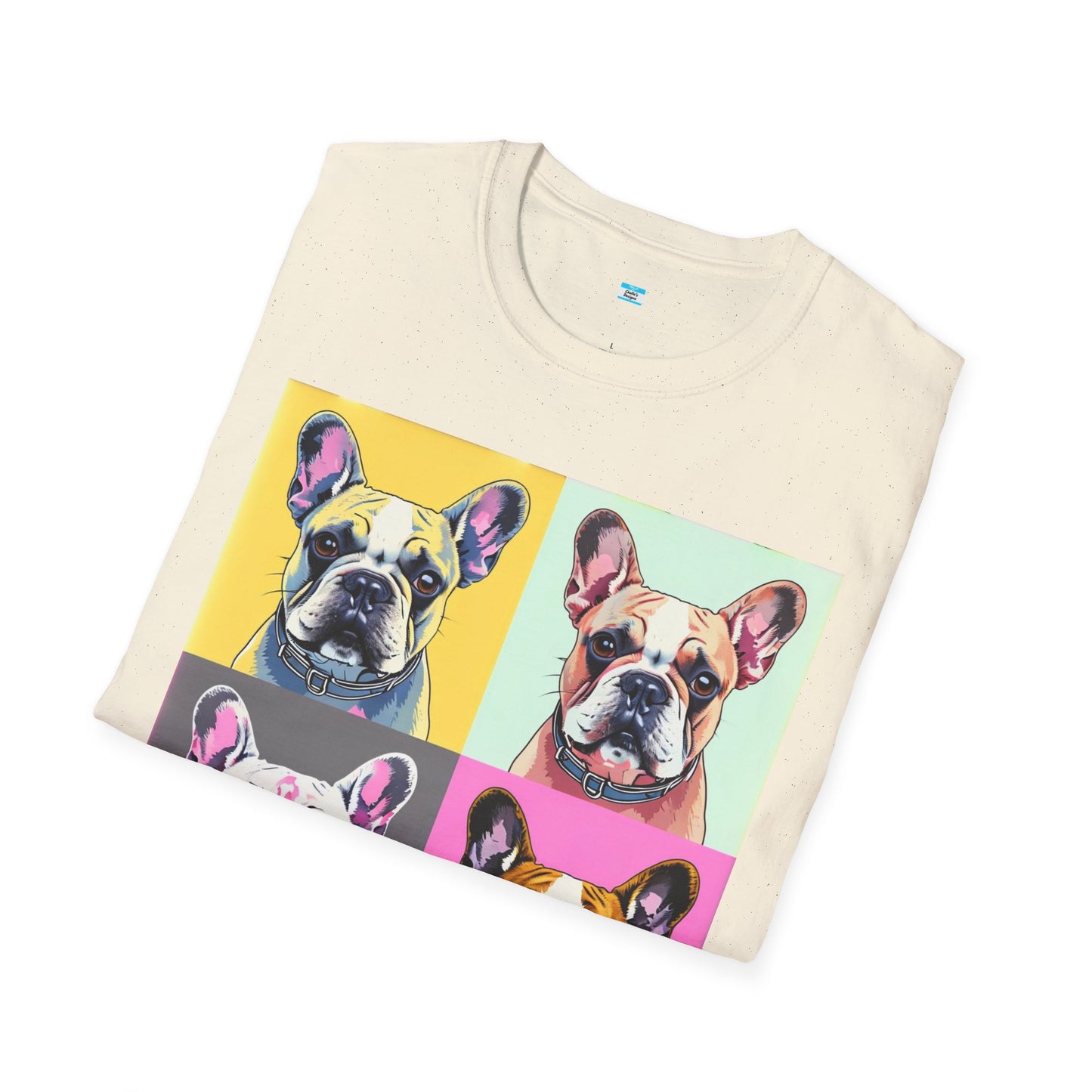 Pop Art French Bulldog T-Shirt β Colorful Frenchie Lover Graphic Tee