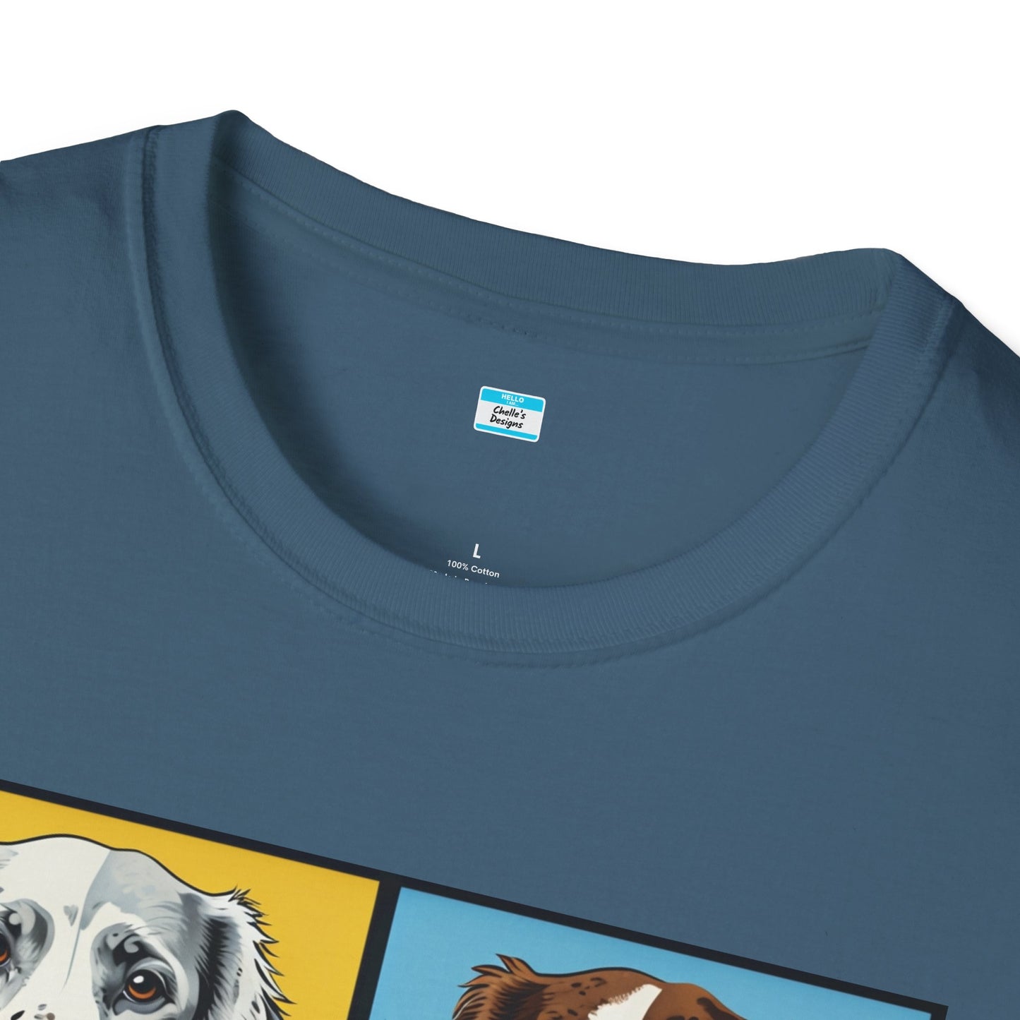Pop Art English Setter T-Shirt β Colorful Dog Lover Graphic Tee