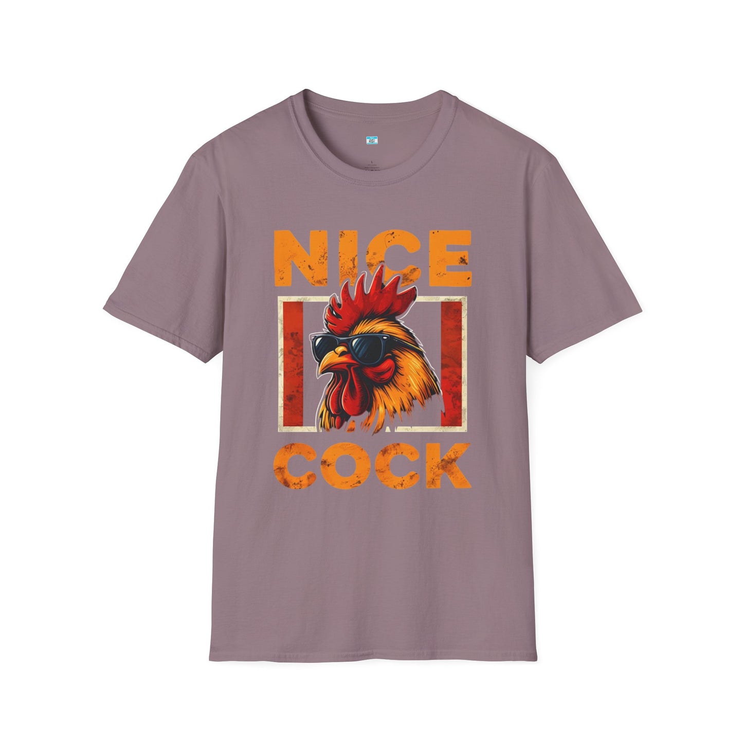 Nice Cock T-Shirt – Funny Rooster Graphic Tee, Farm Animal Humor Shirt