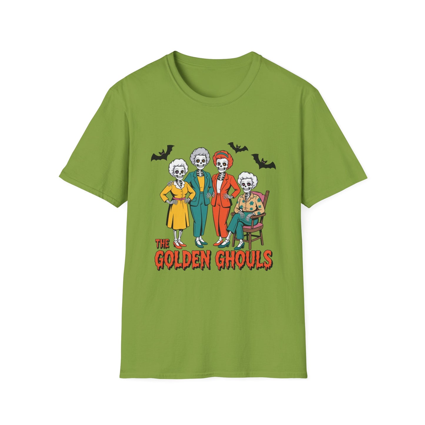 Golden Ghouls Halloween Parody T-Shirt β Funny Skeleton Golden Girls Tee