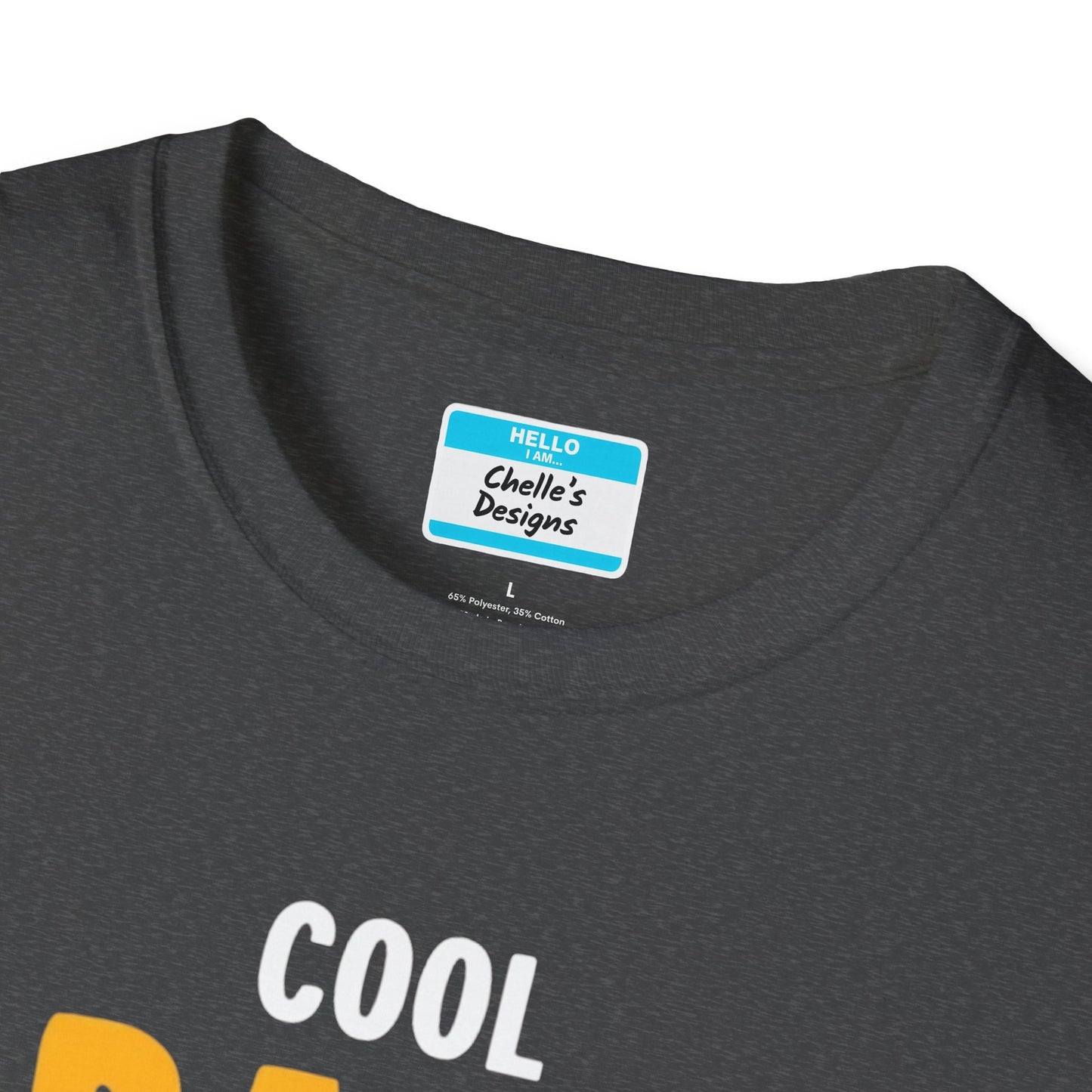 Cool Dads Have Black Beards T-Shirt | Funny Father’s Day Gift Beard Graphic Tee