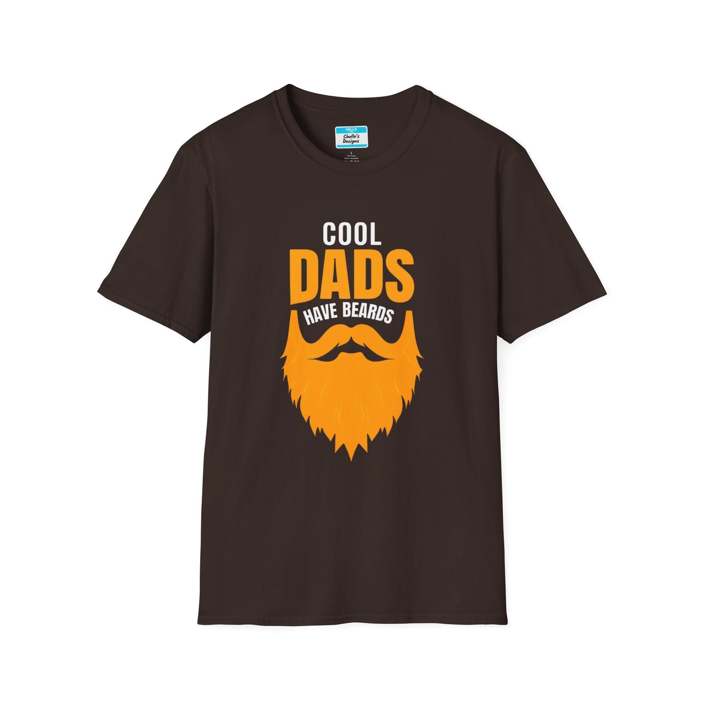 Cool Dads Have Ginger Beards T-Shirt | Funny Father’s Day Gift Beard Graphic Tee