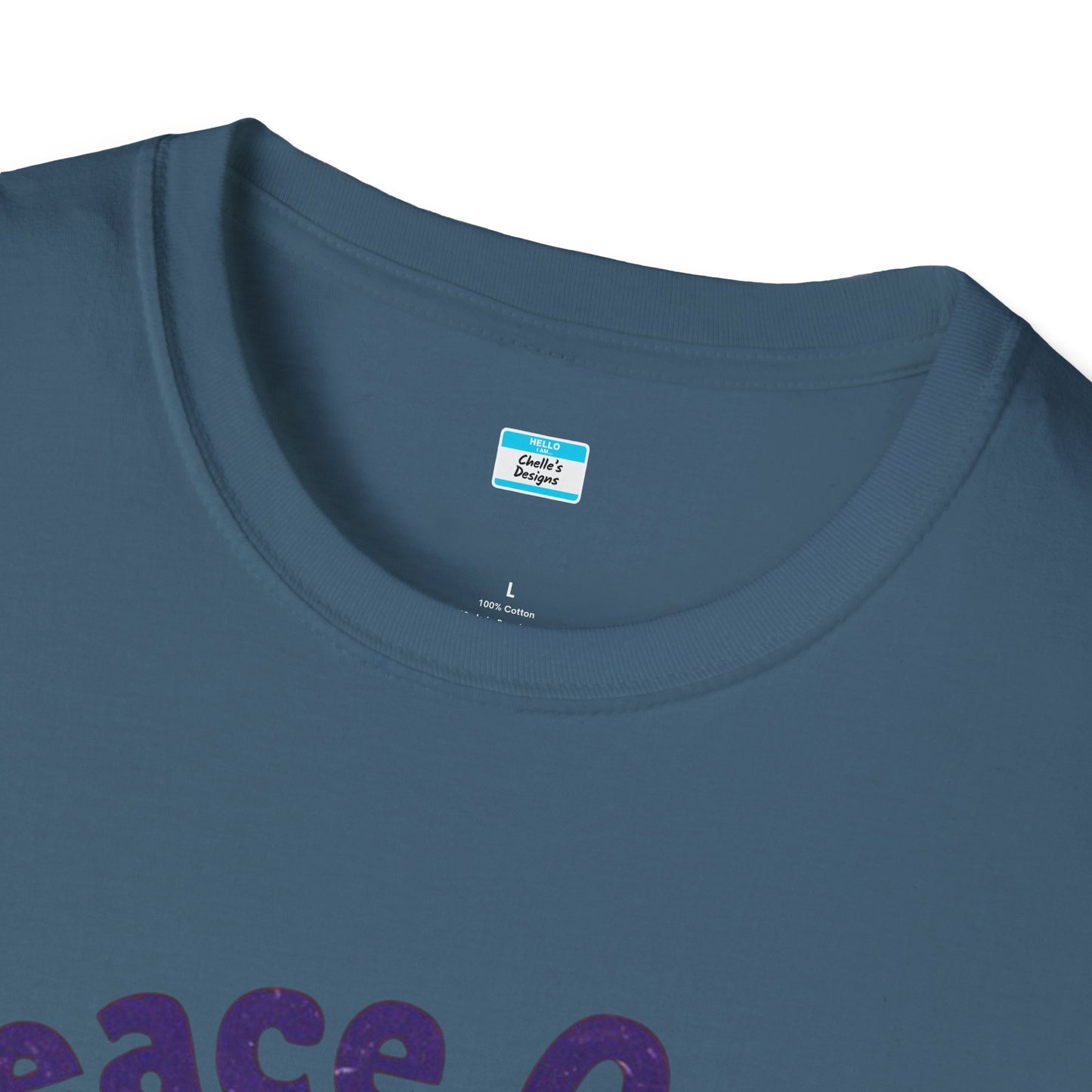 Peace Out! T-Shirt – Psychedelic Sun & Peace Sign Retro Rock Tee