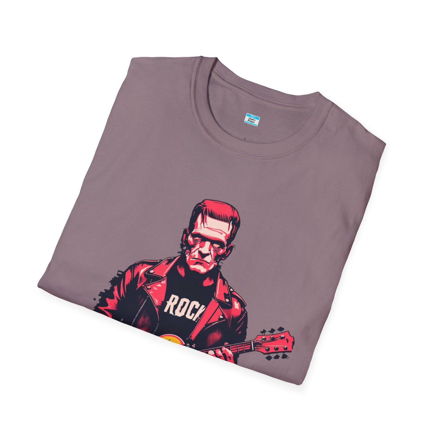 Frankenstein Rock Guitar T-Shirt – Horror Punk Monster Music Tee