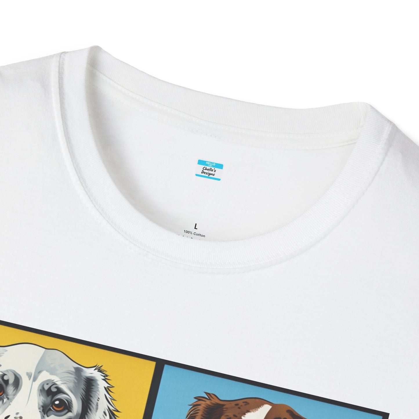 Pop Art English Setter T-Shirt β Colorful Dog Lover Graphic Tee
