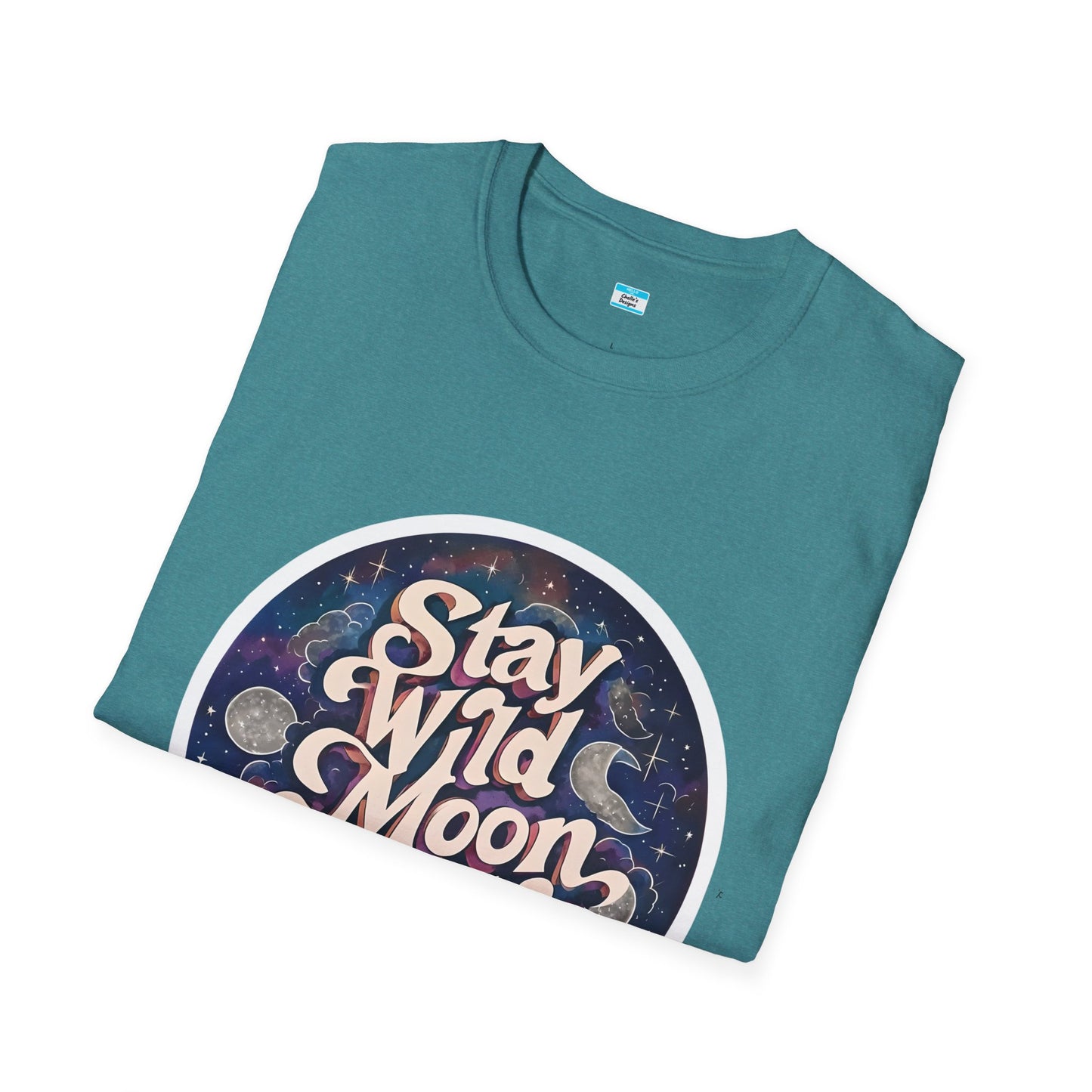 Stay Wild Moon Child T-Shirt β Boho Retro Celestial Graphic Tee