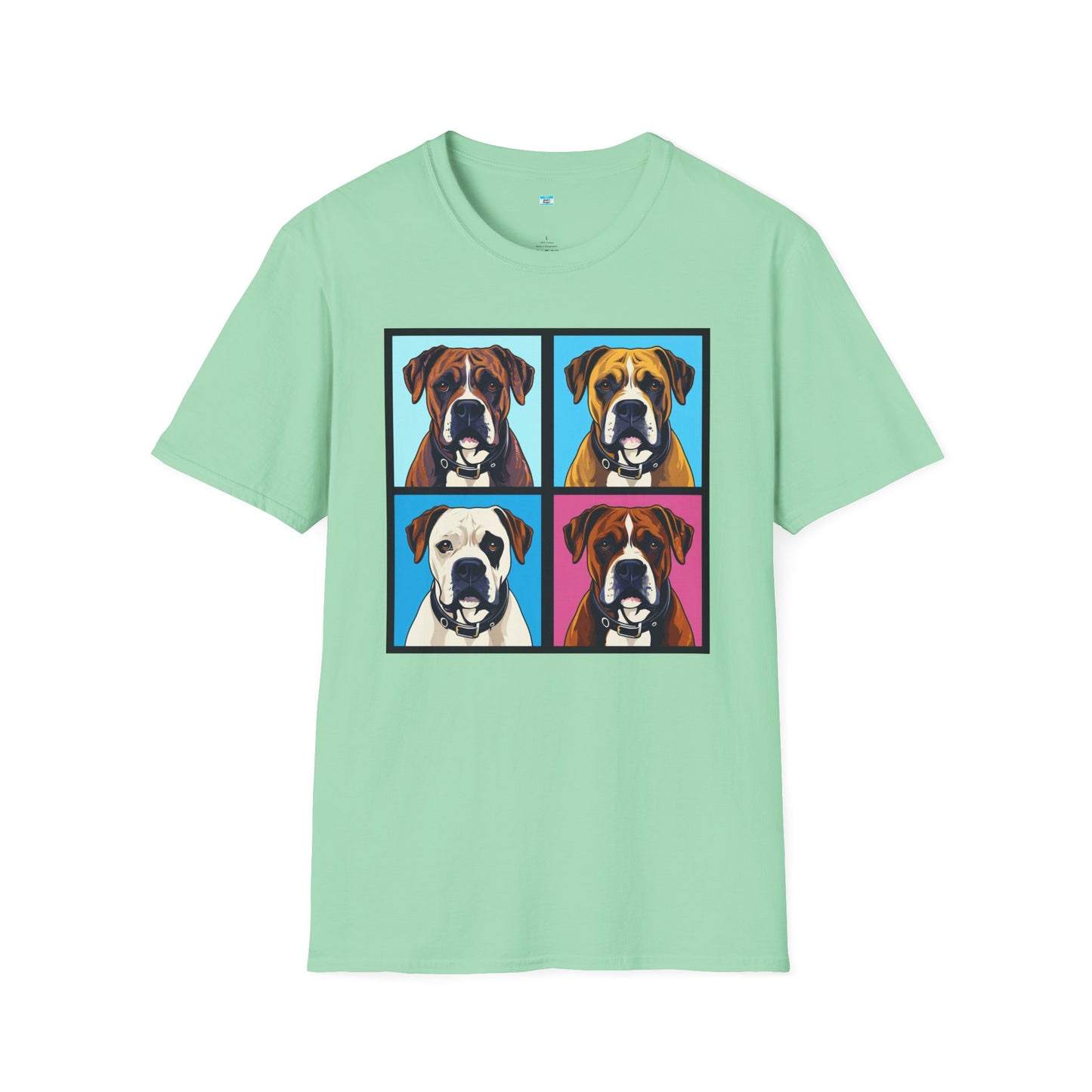 Pop Art Boxer Dog T-Shirt – Colorful Boxer Lover Graphic Tee