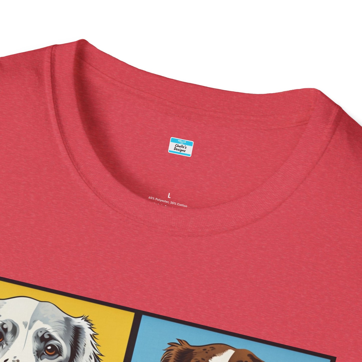 Pop Art English Setter T-Shirt β Colorful Dog Lover Graphic Tee