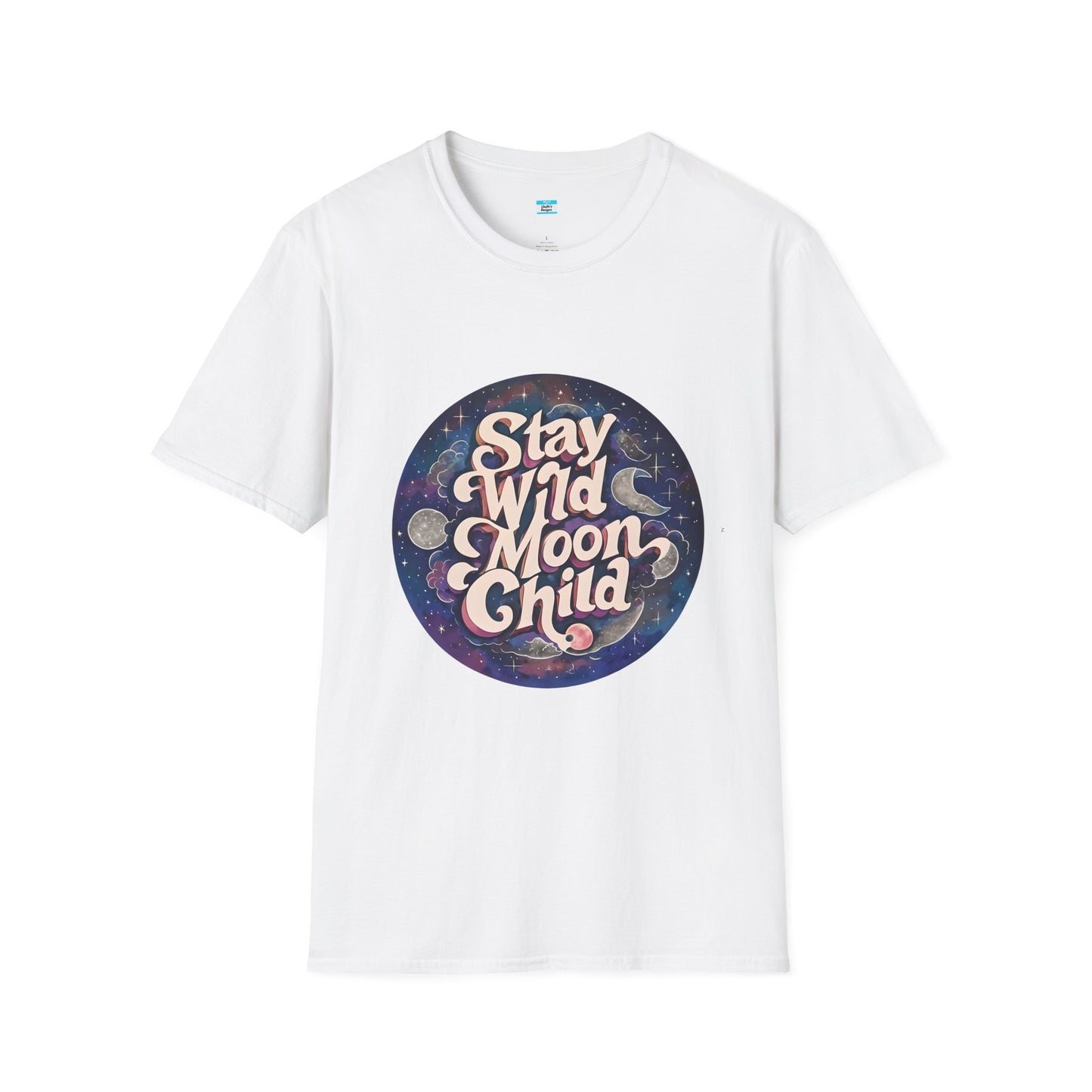 Stay Wild Moon Child T-Shirt β Boho Retro Celestial Graphic Tee