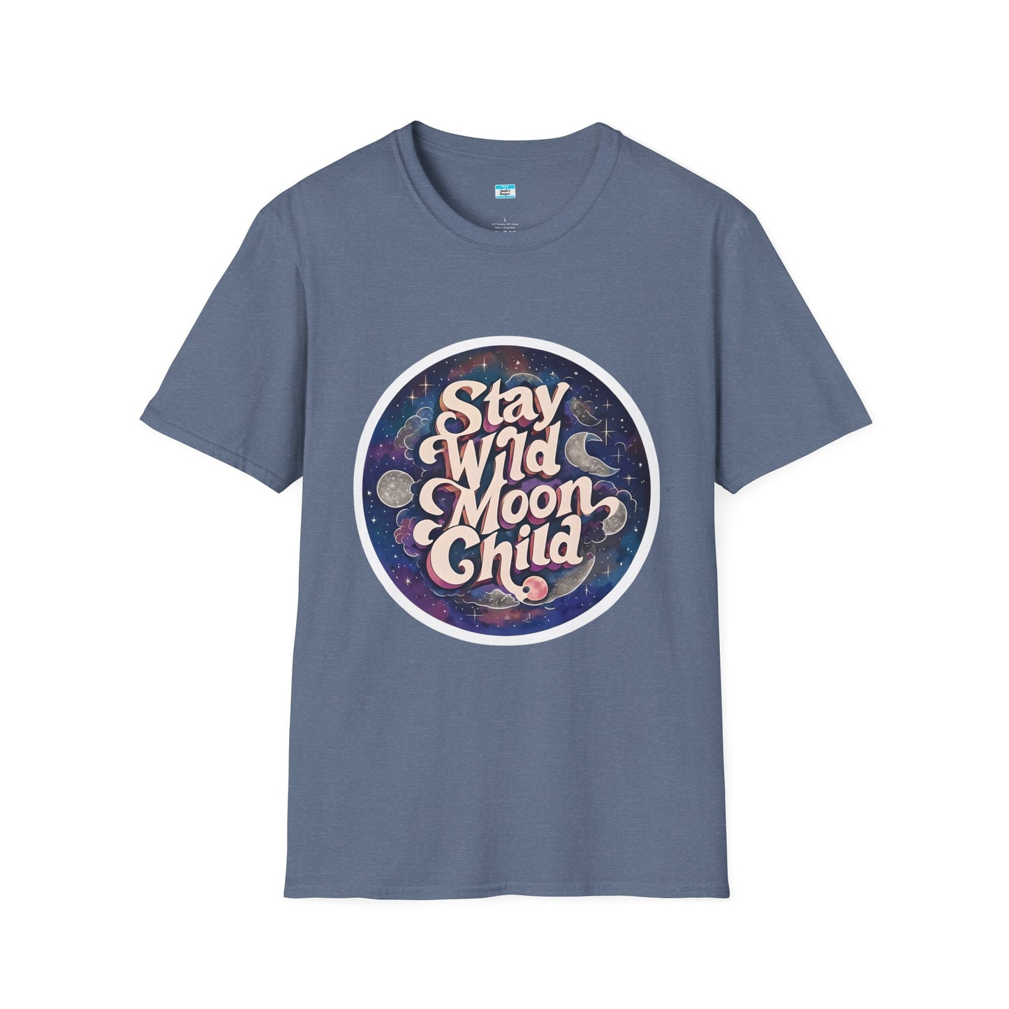 Stay Wild Moon Child T-Shirt β Boho Retro Celestial Graphic Tee