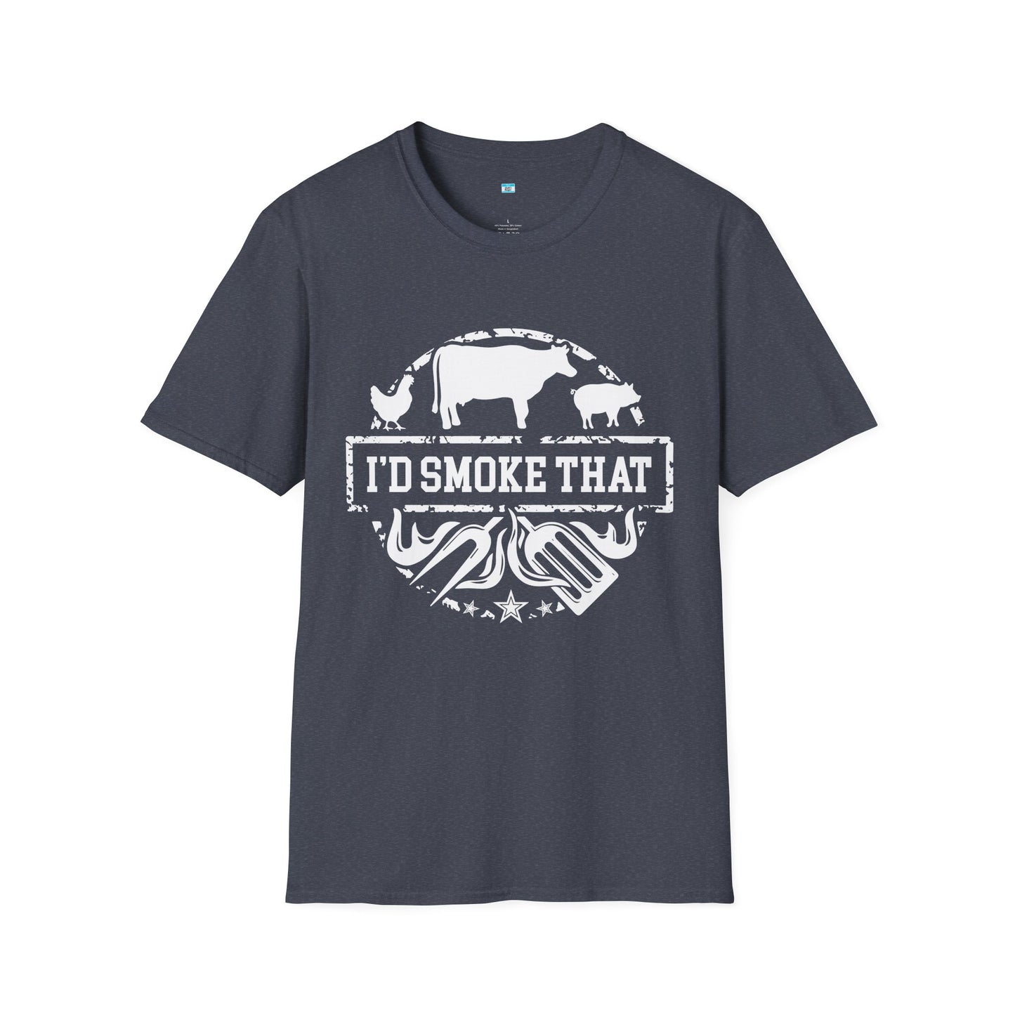 I’d Smoke That BBQ Shirt | Funny Smoker Grill Tee | Pitmaster Meat Lover Shirt