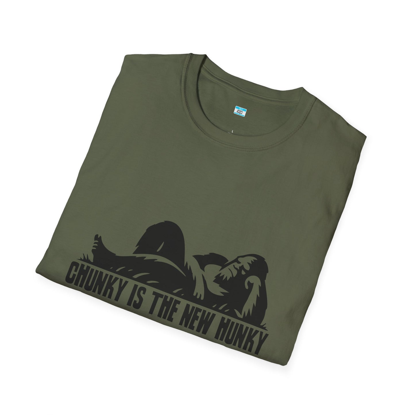 Chunky Is The New Hunky – Funny Bigfoot Unisex Tee