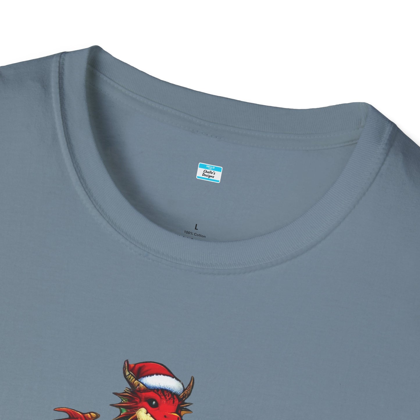 Christmas Dragon Tree Shirt – Fun Fantasy Holiday Tee for Teens & Adults