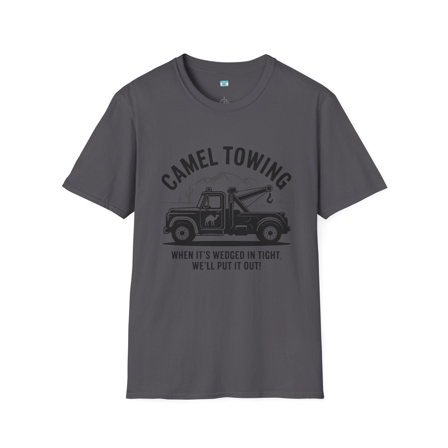 Camel Towing Funny Shirt – Tow Truck & Mechanic Humor Graphic Tee