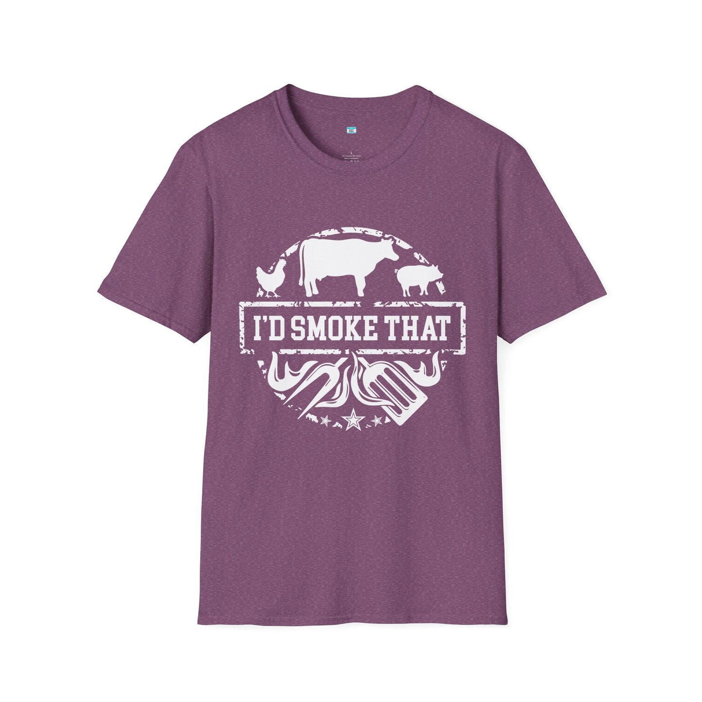 I’d Smoke That BBQ Shirt | Funny Smoker Grill Tee | Pitmaster Meat Lover Shirt