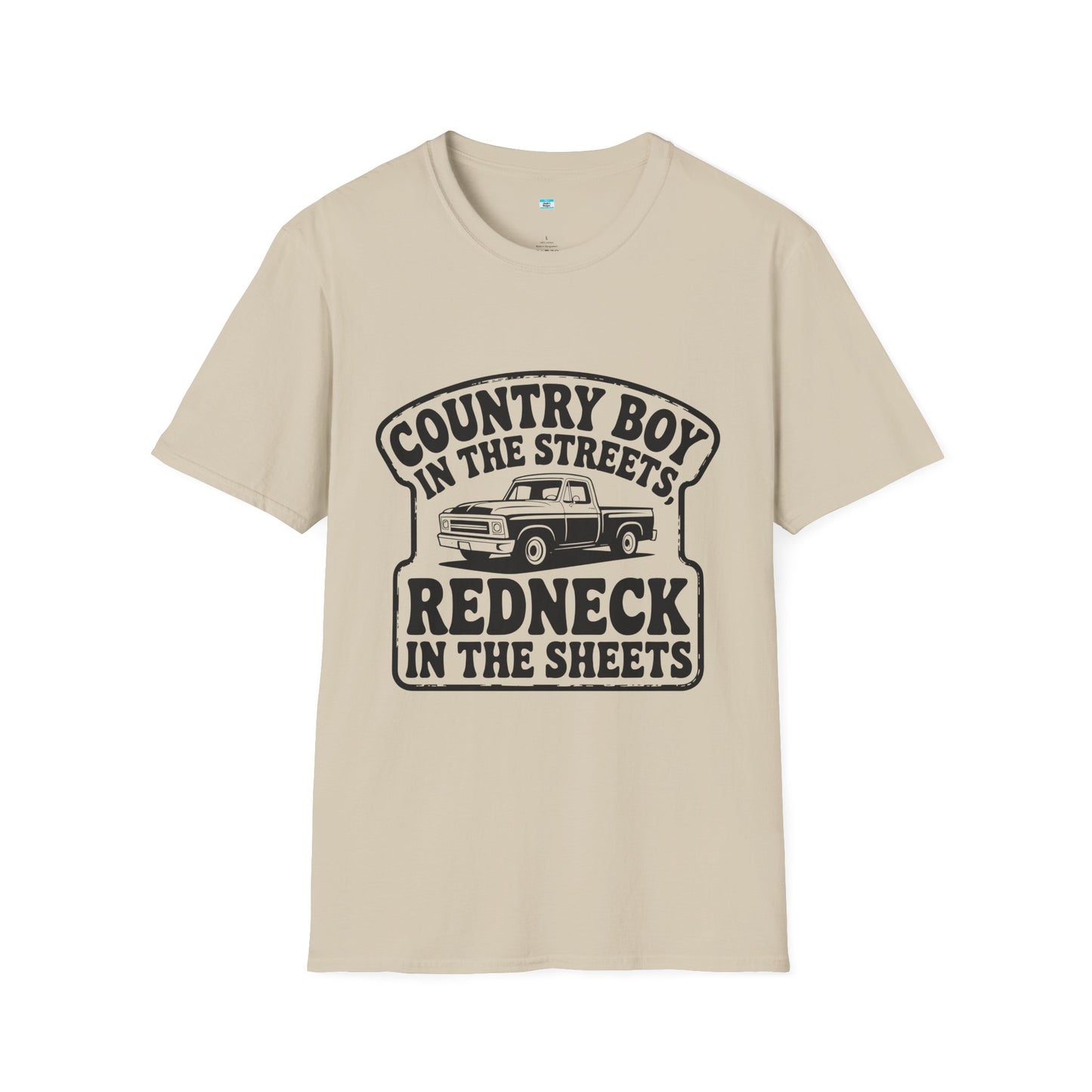 Country Boy Shirt Redneck in the Sheets | Funny Southern Truck Graphic Tee
