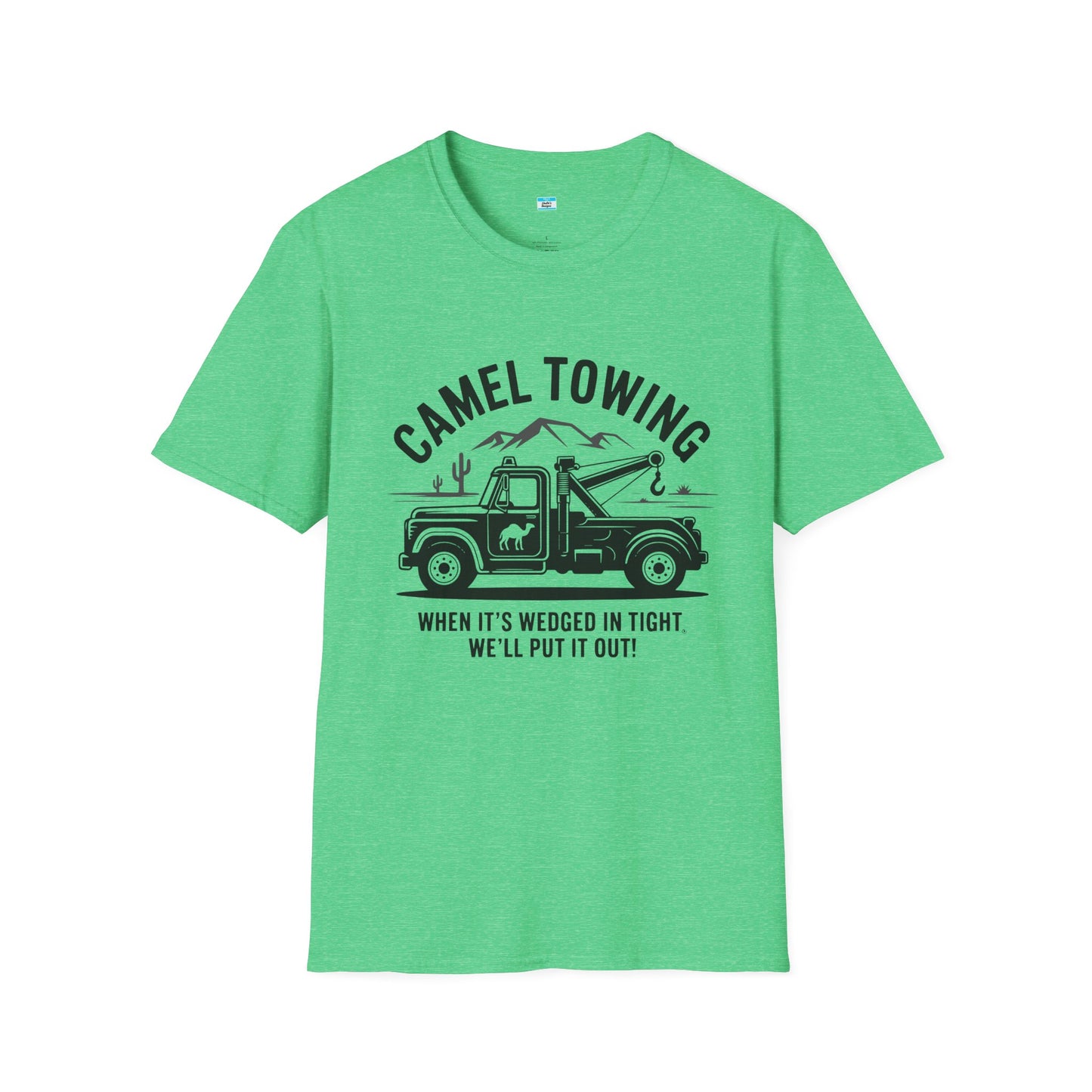 Camel Towing Funny Shirt – Tow Truck & Mechanic Humor Graphic Tee