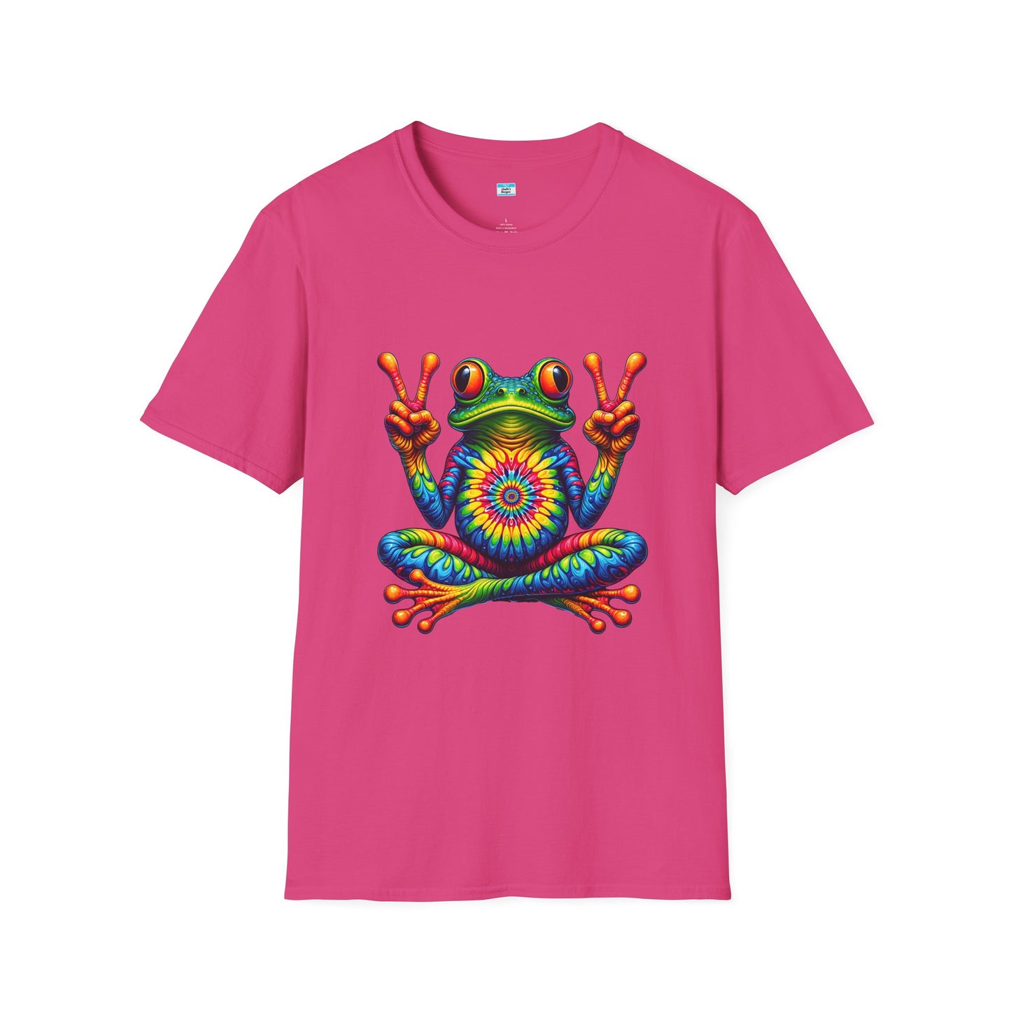 Psychedelic Peace Frog – Groovy Hippie Festival Tee