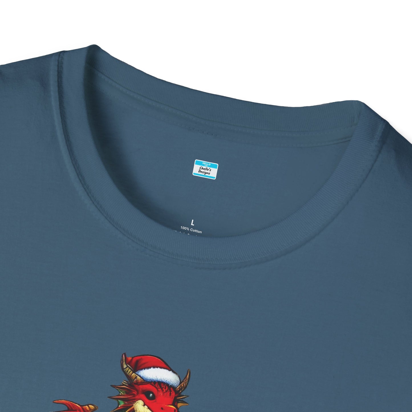 Christmas Dragon Tree Shirt – Fun Fantasy Holiday Tee for Teens & Adults