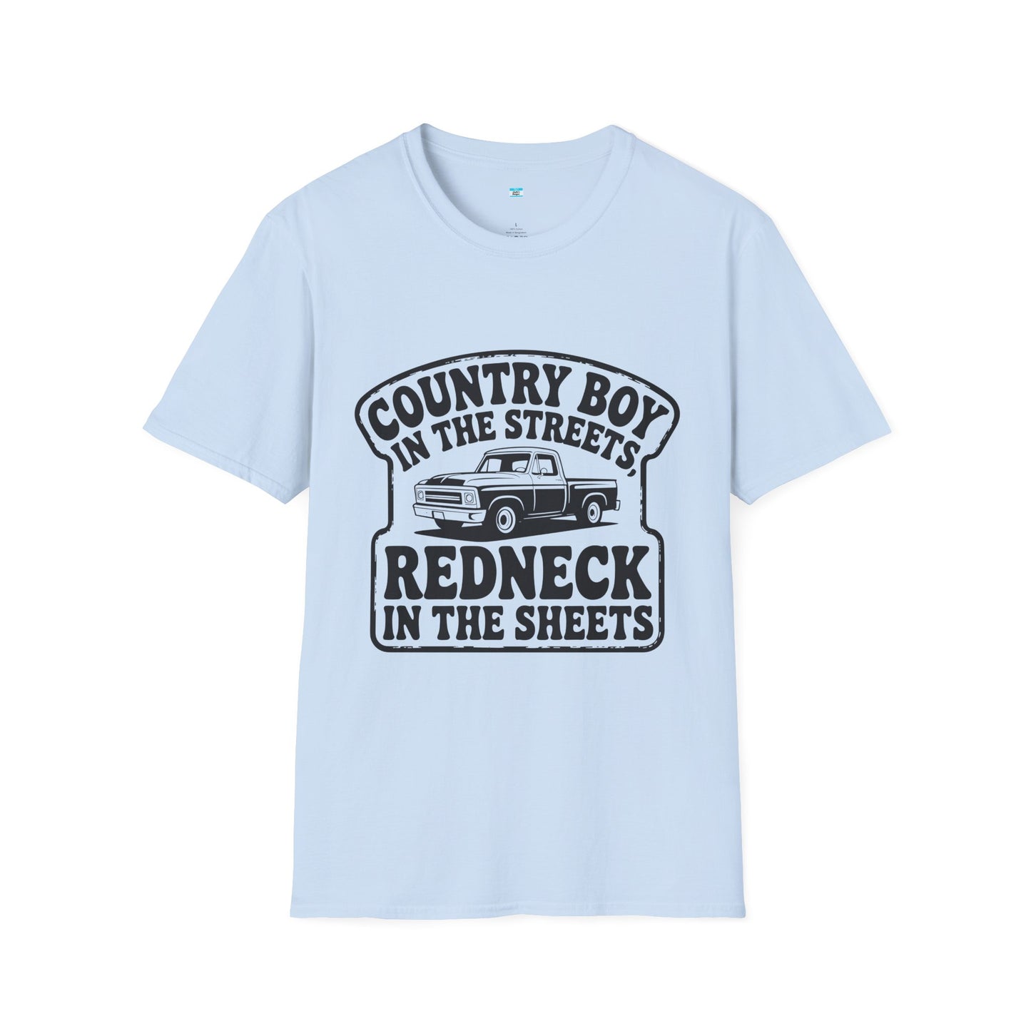 Country Boy Shirt Redneck in the Sheets | Funny Southern Truck Graphic Tee