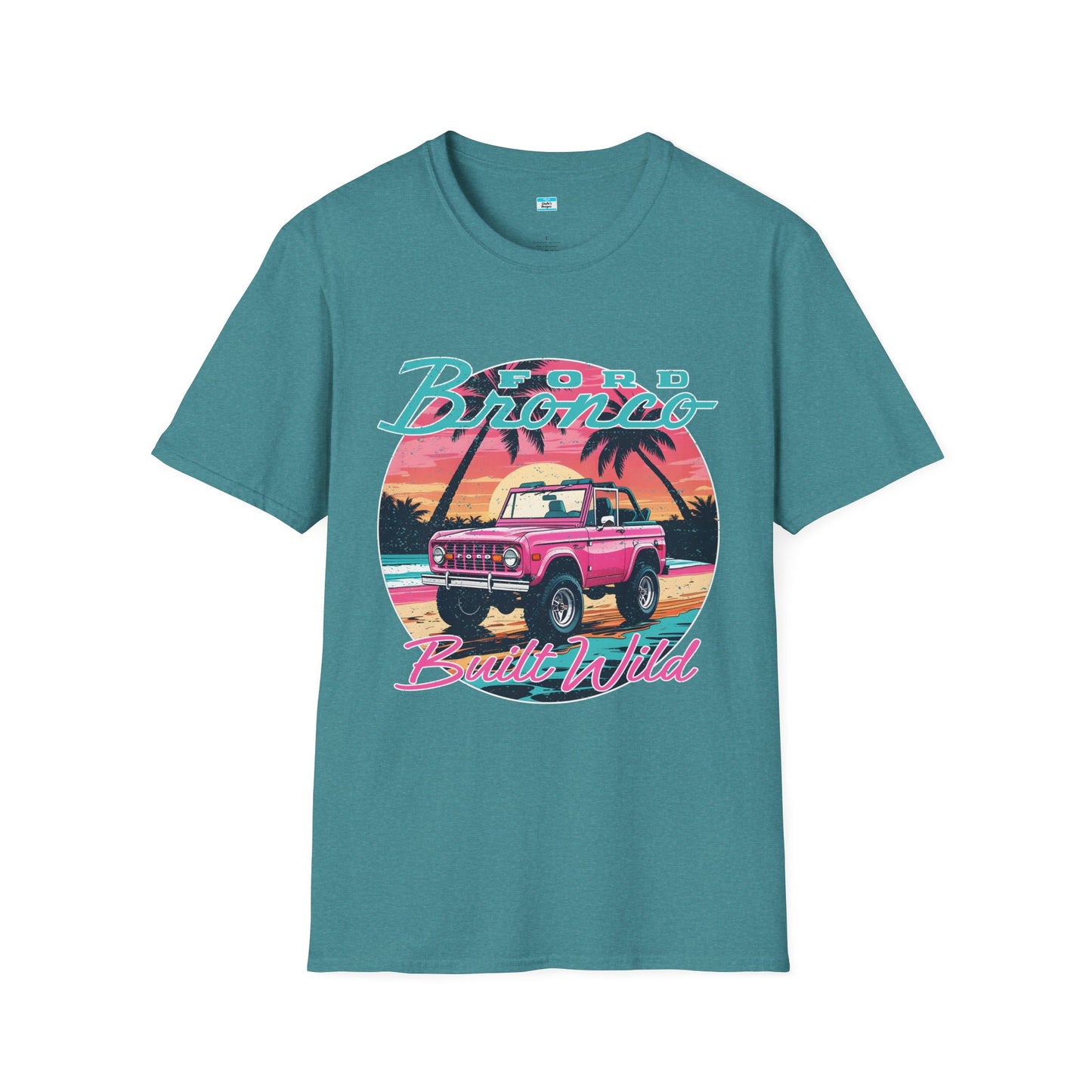 Ford Bronco Built Wild Unisex Tee | Vintage Retro Off-Road T-Shirt | Chelle’s Designs