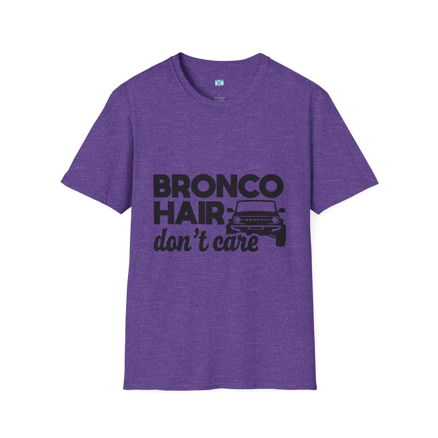 Bronco Hair Dont Care Shirt, Funny Off Road 4x4 Truck Tee, Bronco Girl Gift, Camping Overlanding Adventure Shirt, Unisex Graphic Tee