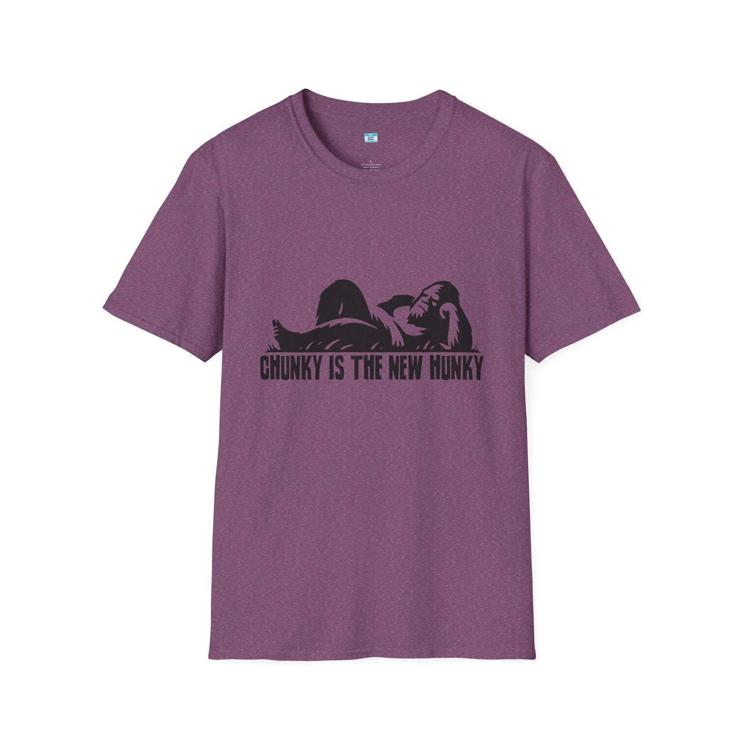 Chunky Is The New Hunky – Funny Bigfoot Unisex Tee