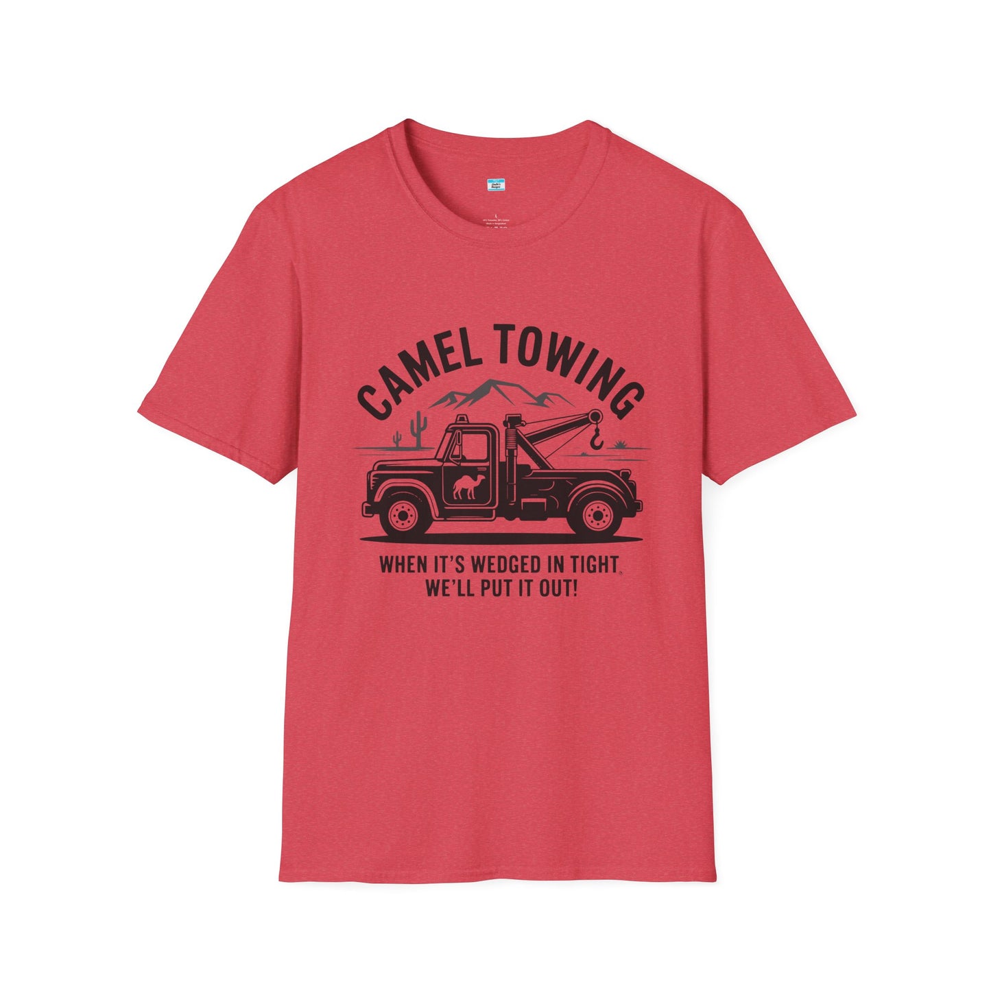 Camel Towing Funny Shirt – Tow Truck & Mechanic Humor Graphic Tee