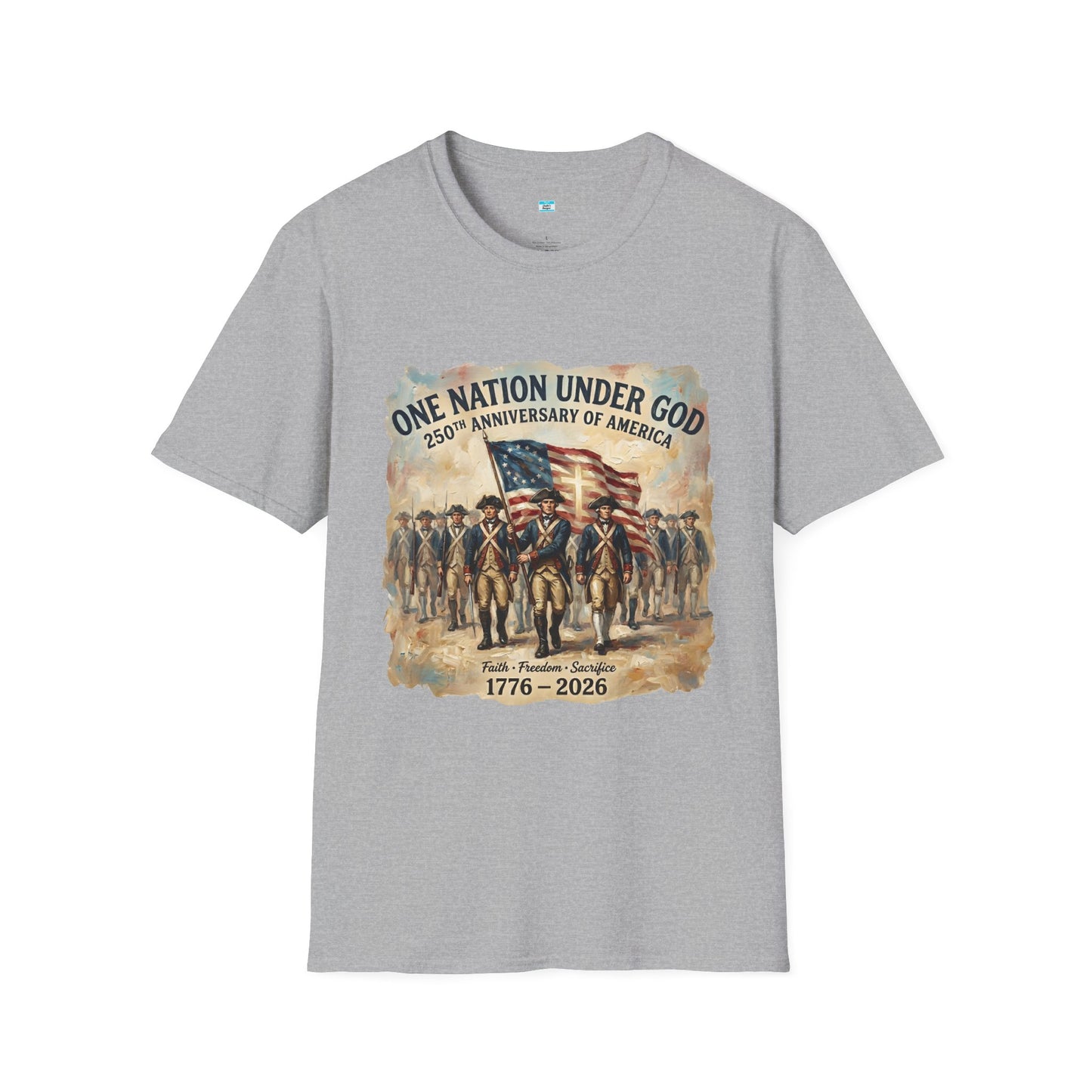 America 250 Shirt 1776-2026 | One Nation Under God Patriotic USA Tee
