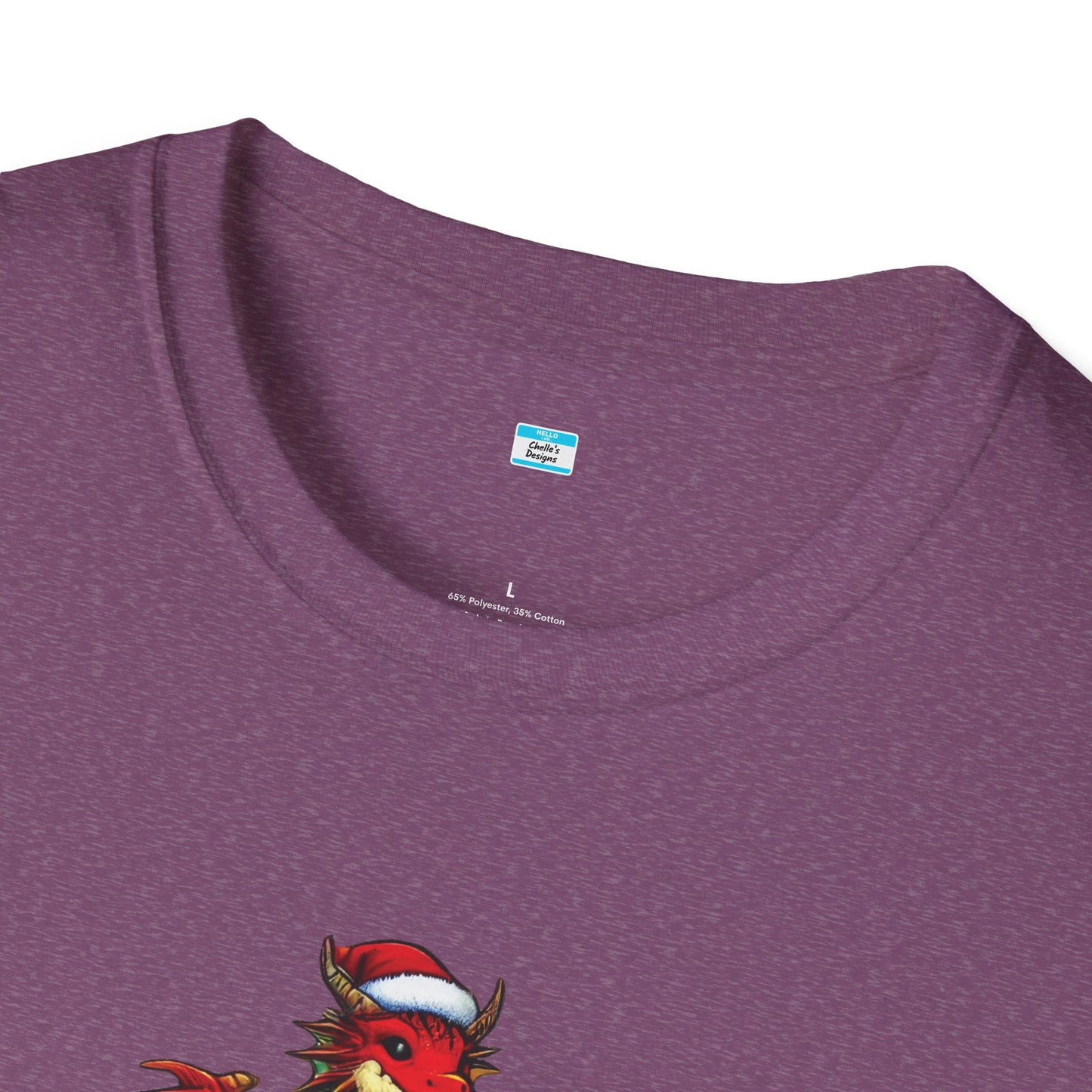 Christmas Dragon Tree Shirt – Fun Fantasy Holiday Tee for Teens & Adults