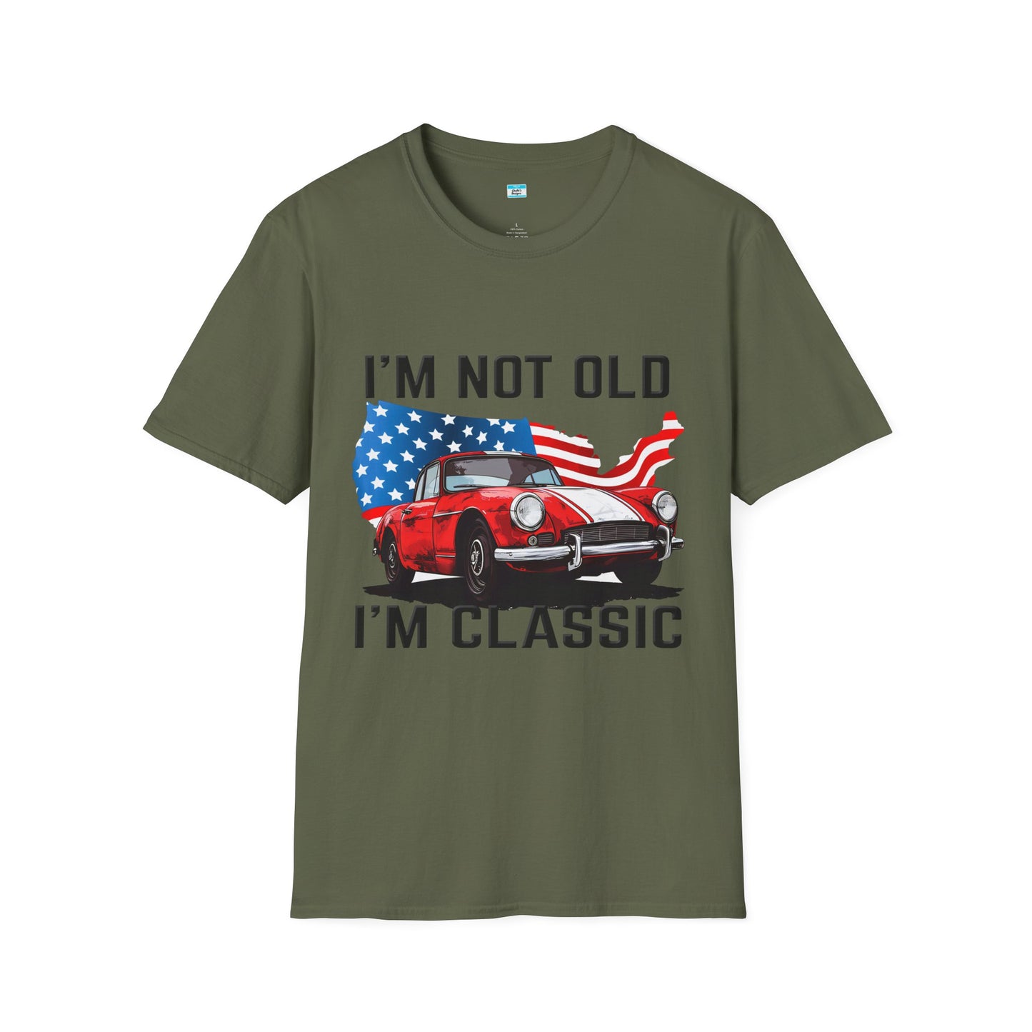 I’m Not Old I’m Classic Shirt – Vintage Car T-Shirt for Men, Retro Muscle Car Tee, Funny Birthday Gift for Him, Classic Car Lover Shirt