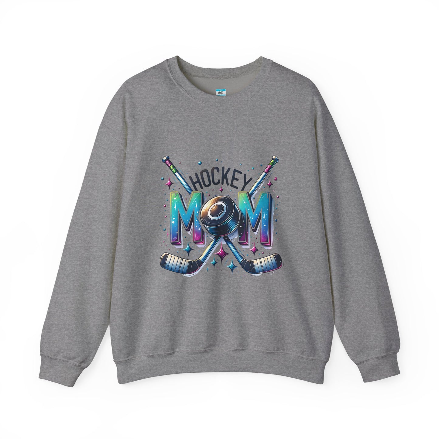 Hockey Mom Sweatshirt | Cozy Ice Hockey Crewneck for Proud Hockey Moms