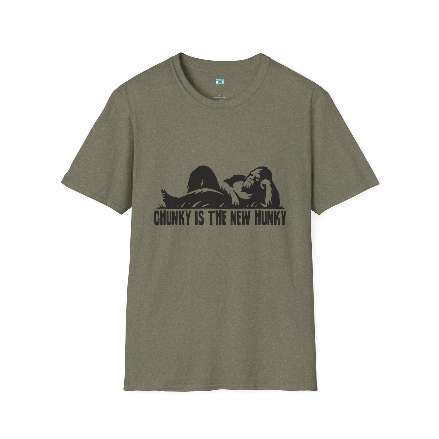 Chunky Is The New Hunky – Funny Bigfoot Unisex Tee
