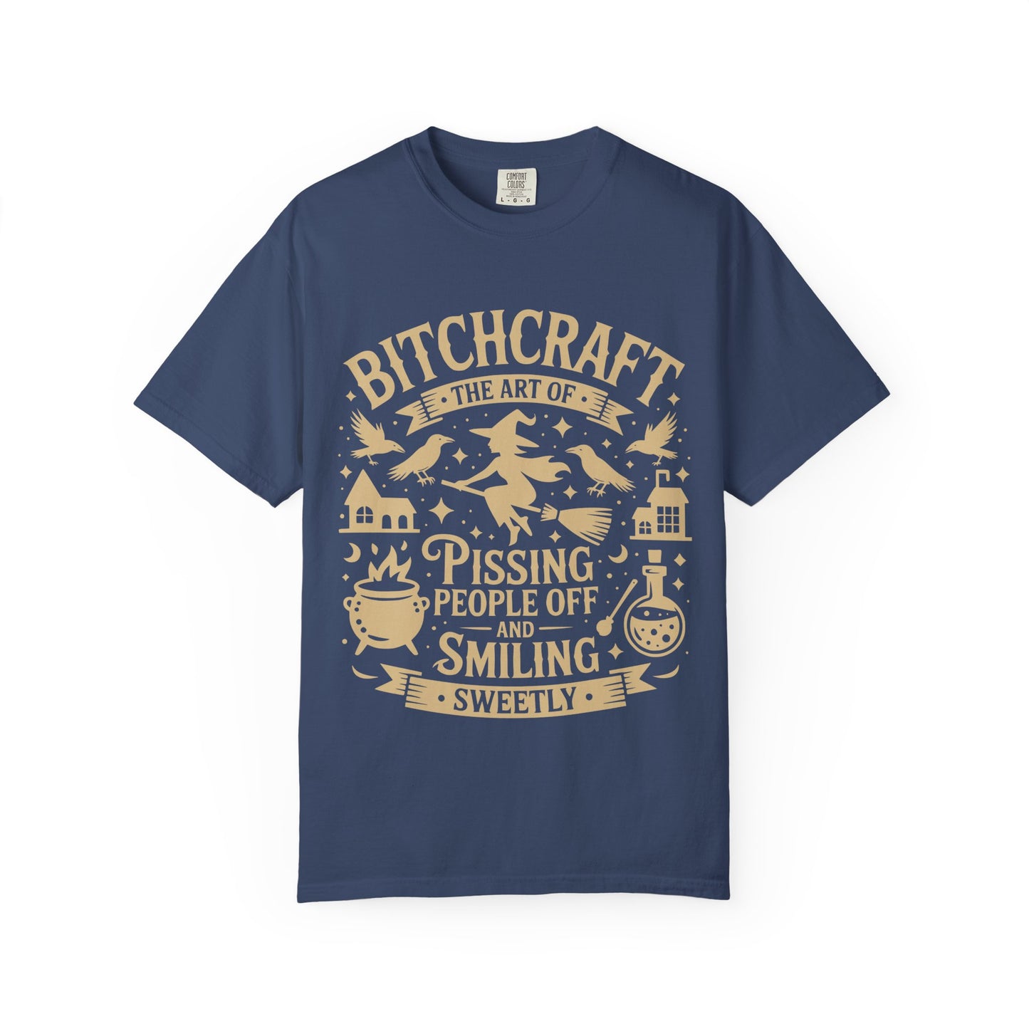Bitchcraft – Funny Witchy T-Shirt | Gothic Witch Humor Tee