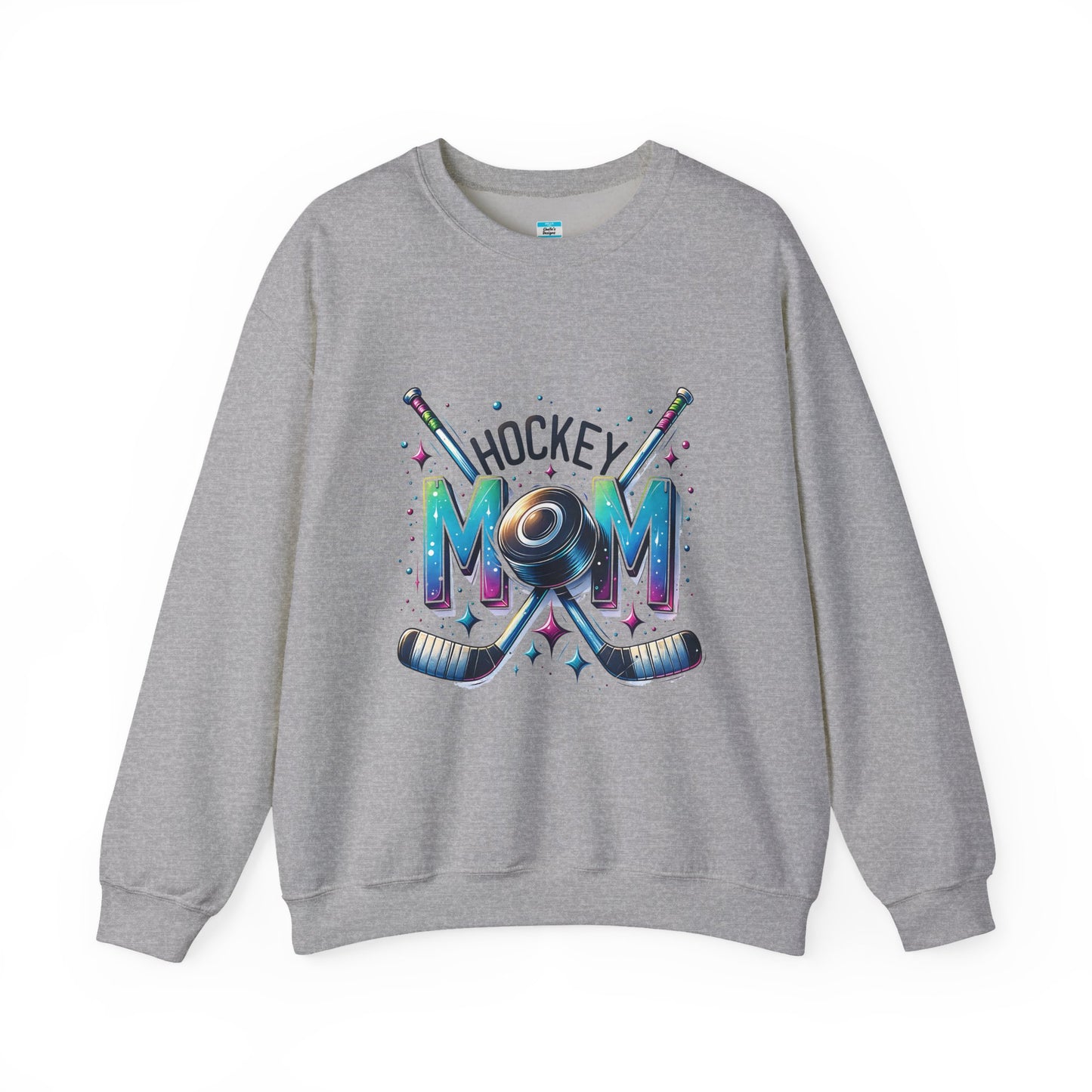 Hockey Mom Sweatshirt | Cozy Ice Hockey Crewneck for Proud Hockey Moms