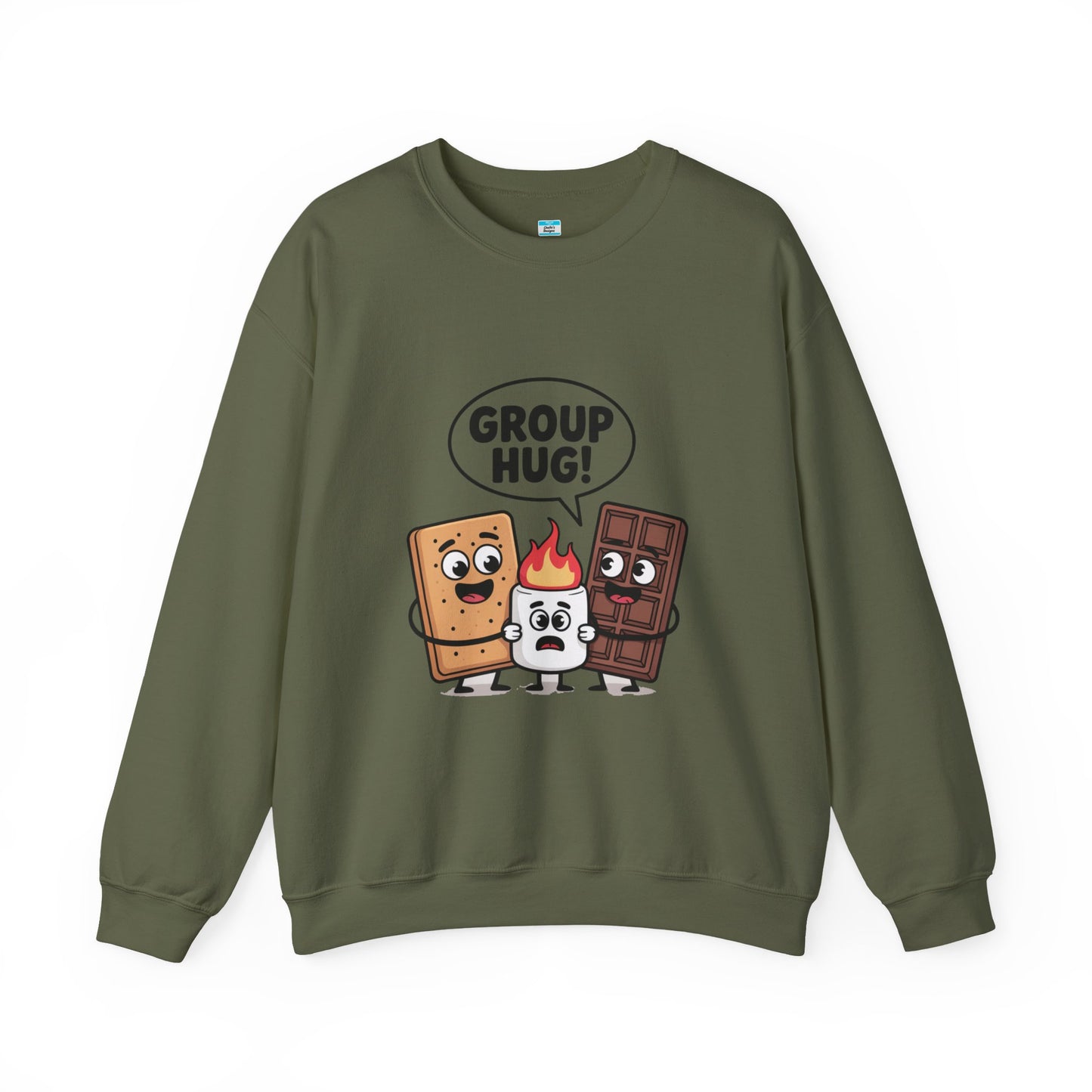 Group Hug S'mores Sweatshirt | Funny Camping Campfire Crewneck