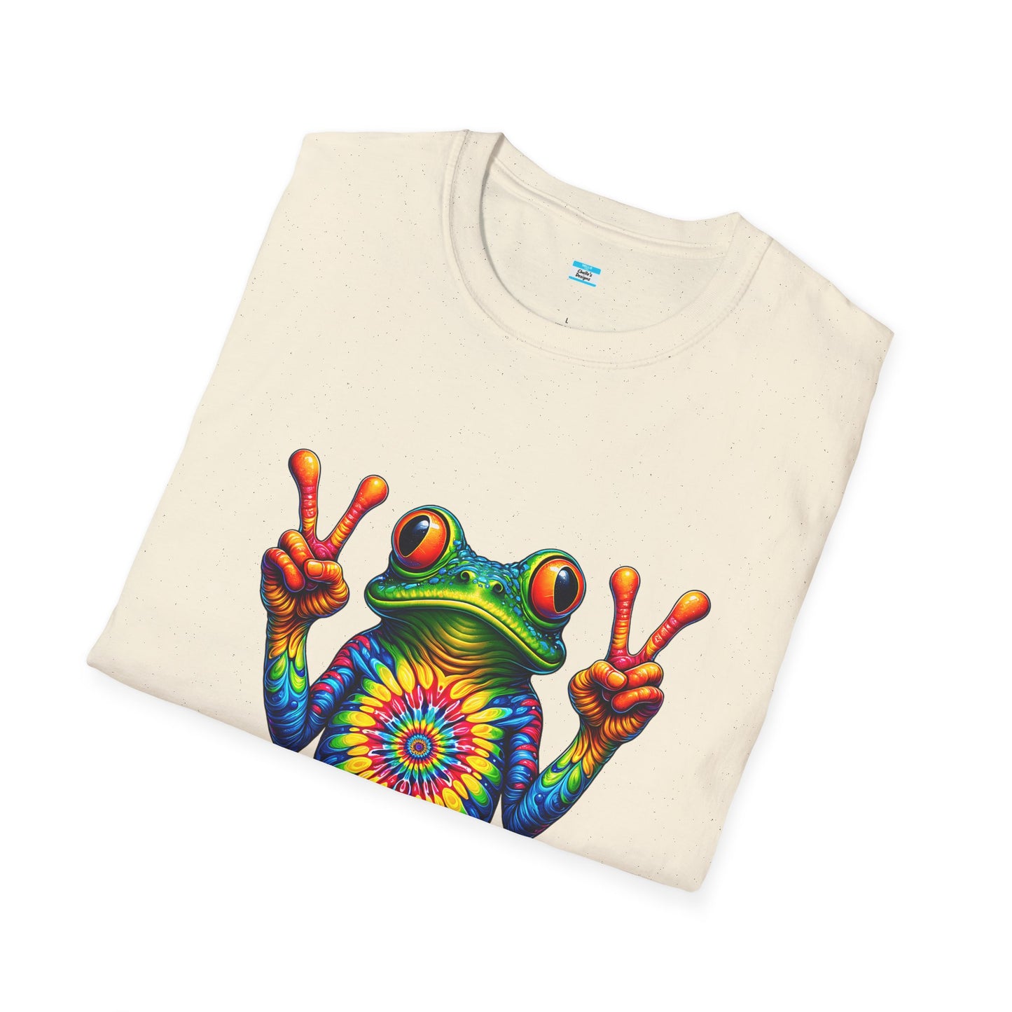 Psychedelic Peace Frog – Groovy Hippie Festival Tee