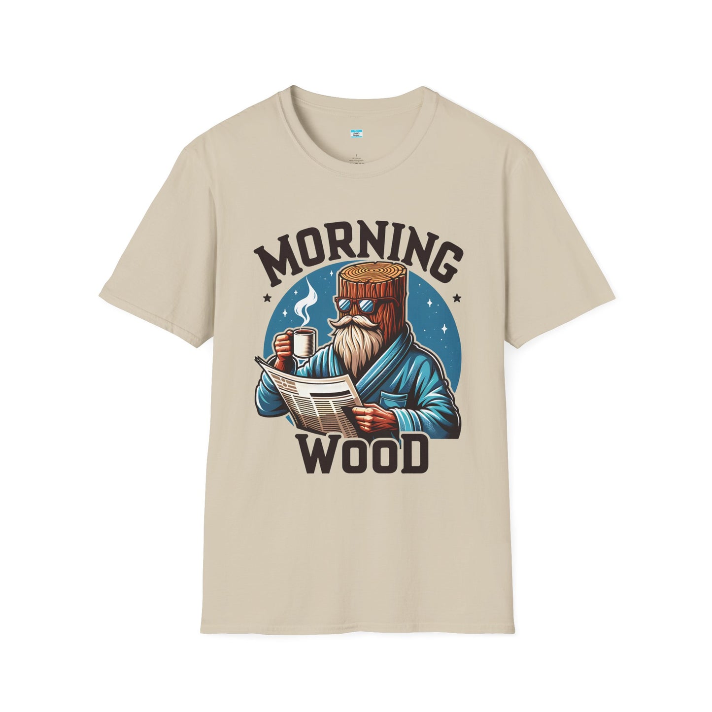 Morning Wood Funny Coffee Shirt – Lumberjack Humor Graphic Tee